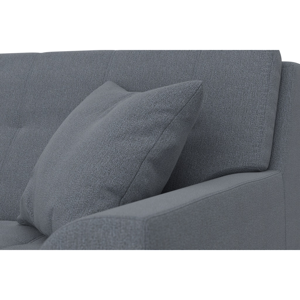 DOMO collection Ecksofa Treviso, wahlweise mit Bettfunktion, incl. Zierkissen