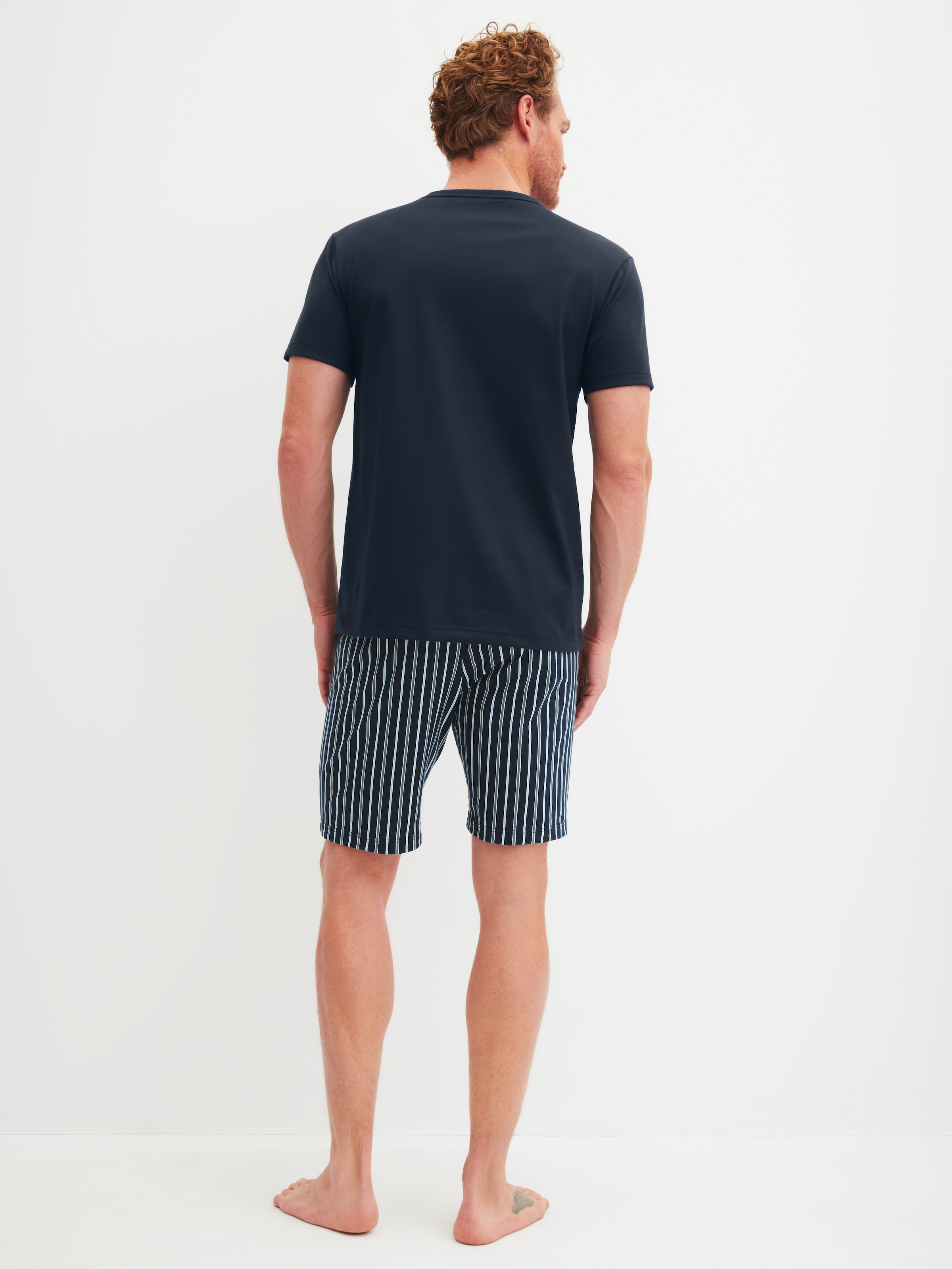CALIDA Shorty »Cotton Special«, (2 tlg.), V-Ausschnitt, Kurzarm, Baumwolle
