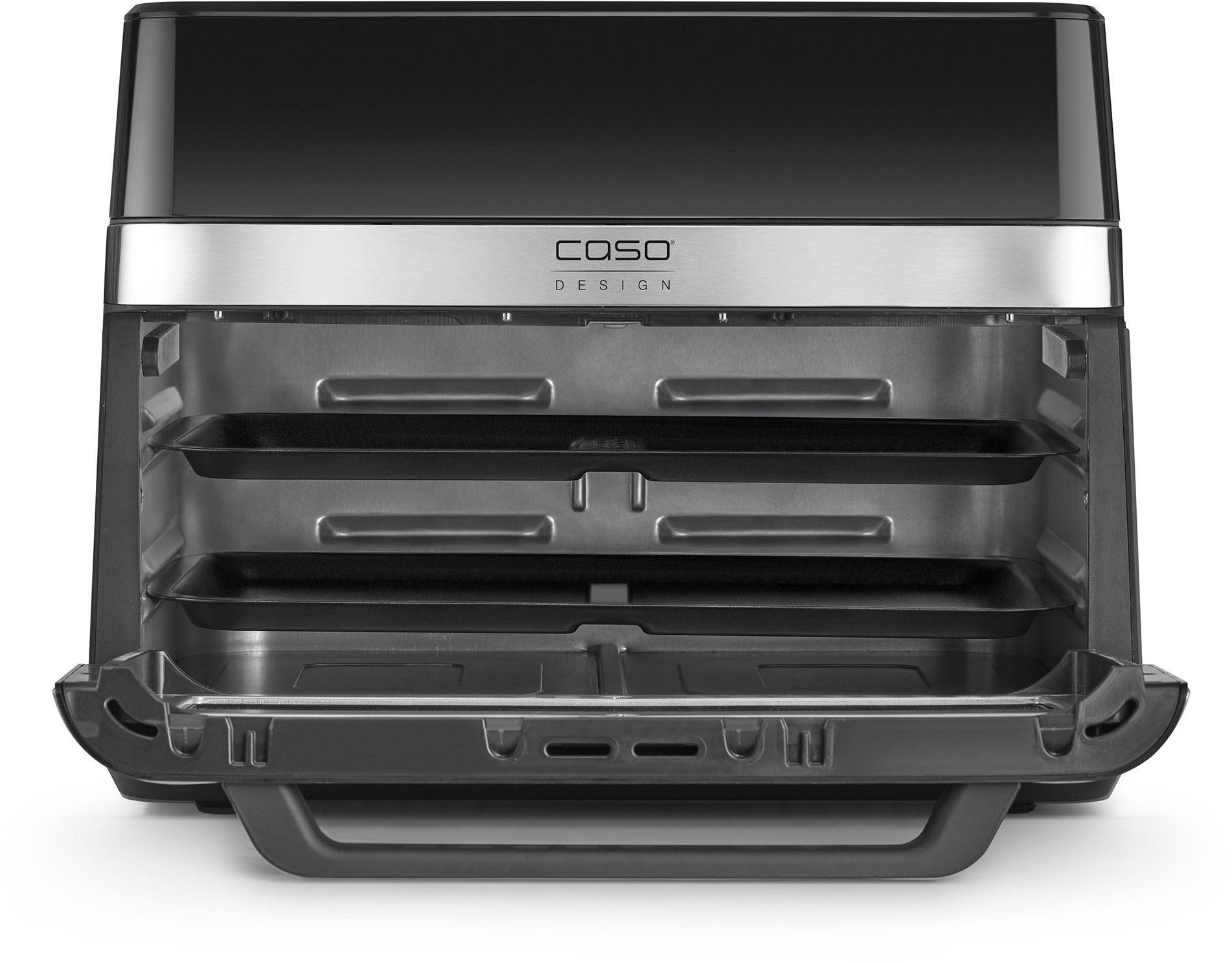 Caso Heißluftfritteuse »3186 Design AirFry DuoChef«, 2200 W, Fassungsvermögen 0 l