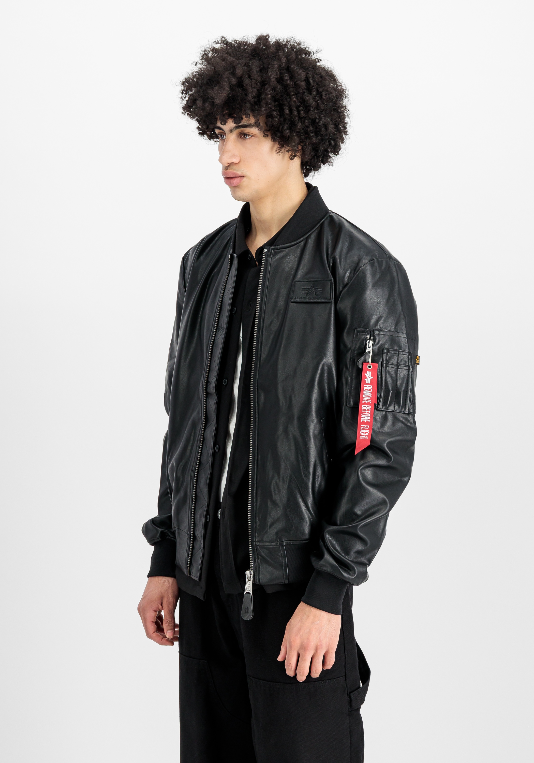 Alpha Industries Lederjacke "MA-1 VF Vegan Leather Light" günstig online kaufen