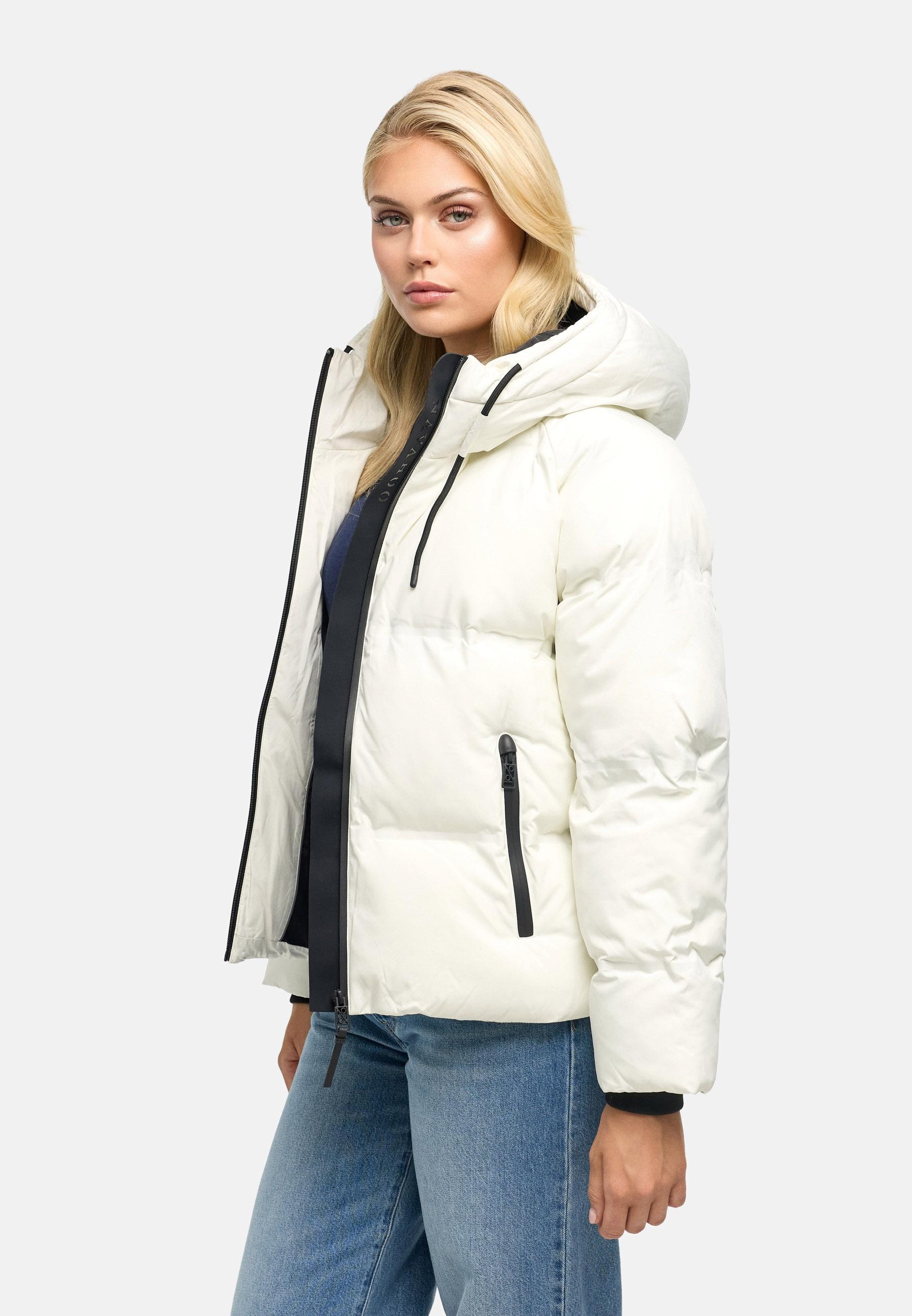 Navahoo Winterjacke »Petit-Puffy 14« mit Kapuze Damen Jacke mit verschweißter Steppung