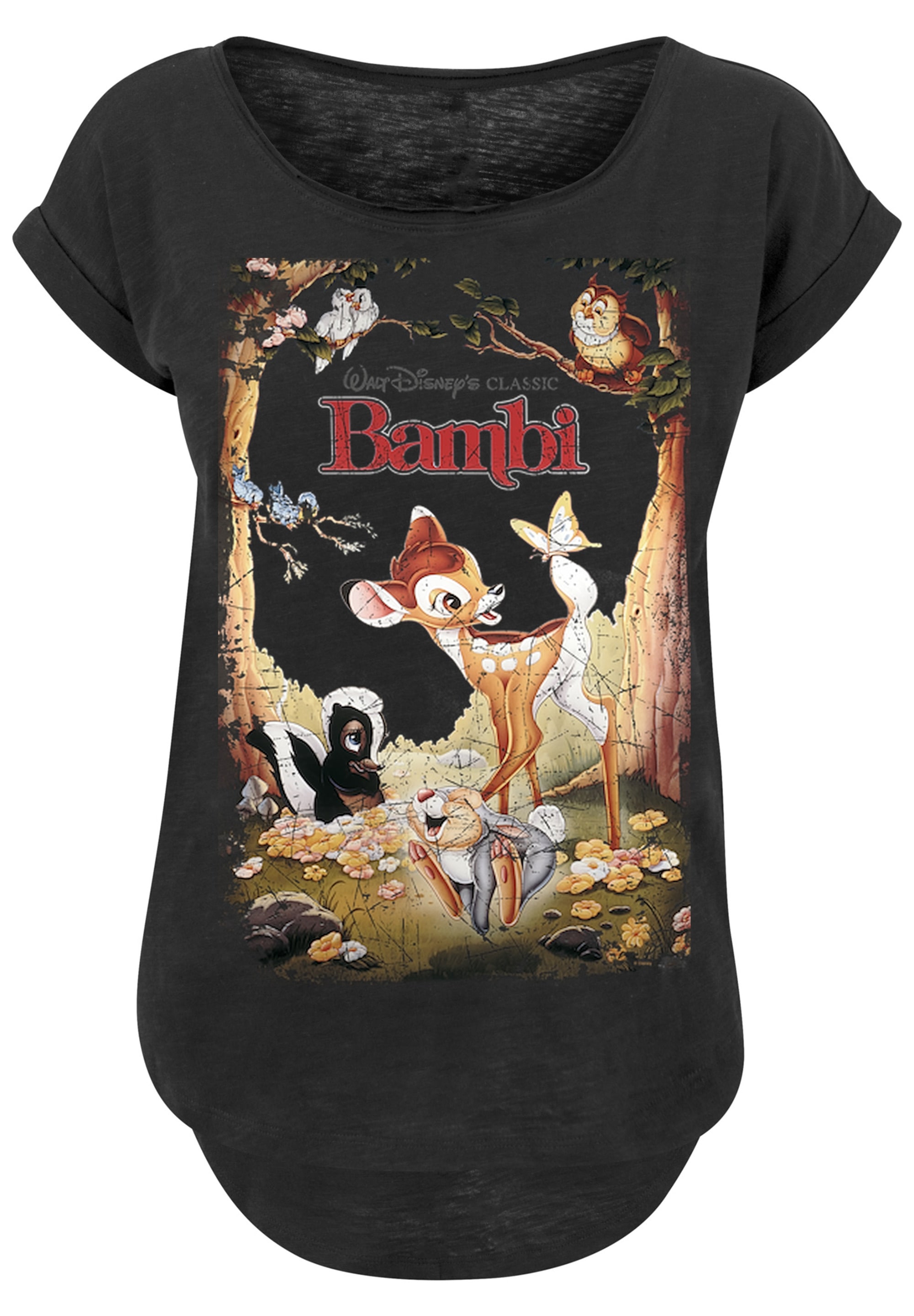 F4NT4STIC T-Shirt "Bambi Retro Poster", Print günstig online kaufen