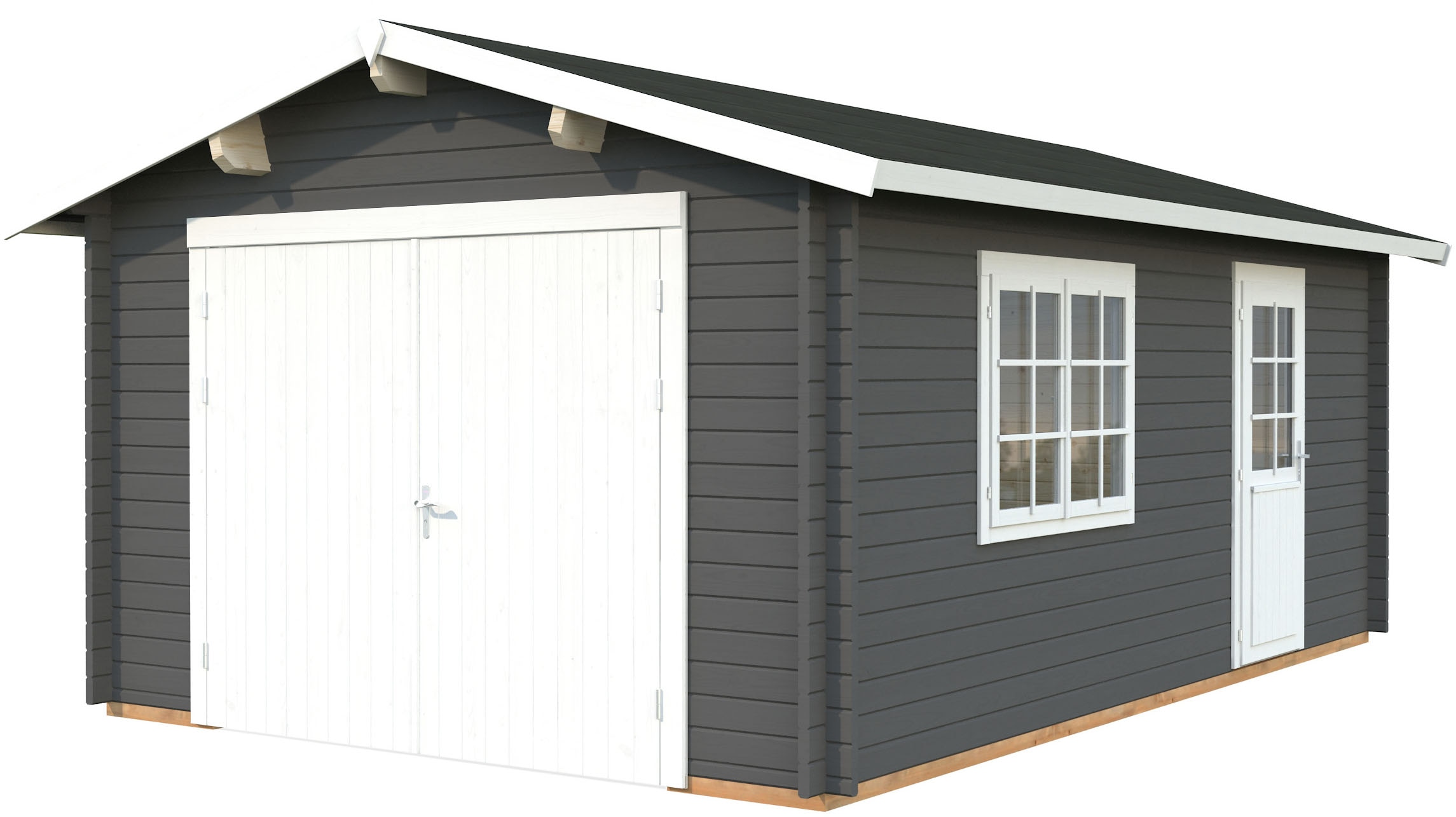 Palmako "Roger, mit Holztor" BxTxH: 426x598x276 cm