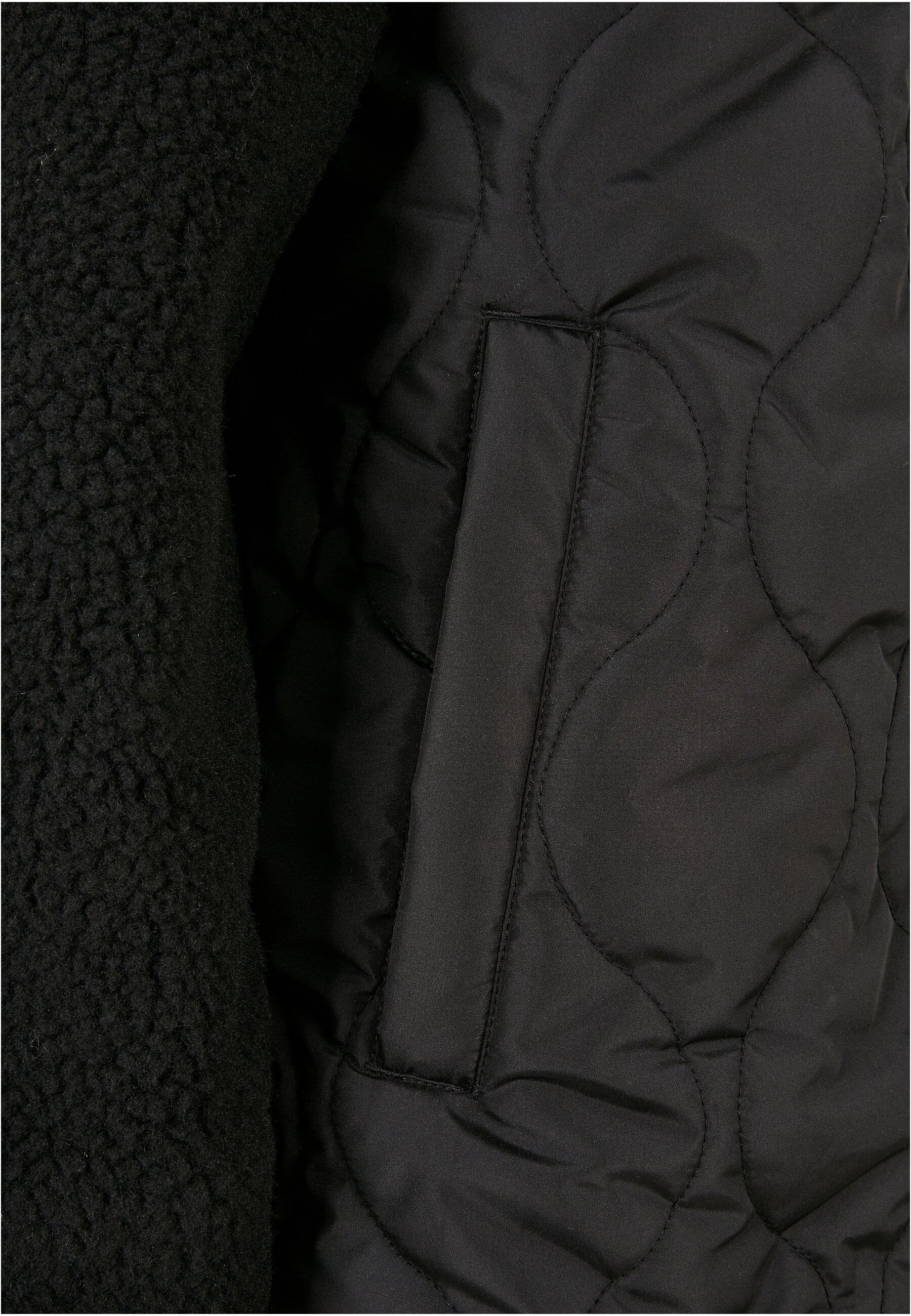 URBAN CLASSICS Winterjacke »Urban Classics Damen Ladies Oversized Sherpa Quilted Coat«, (1 St.), ohne Kapuze