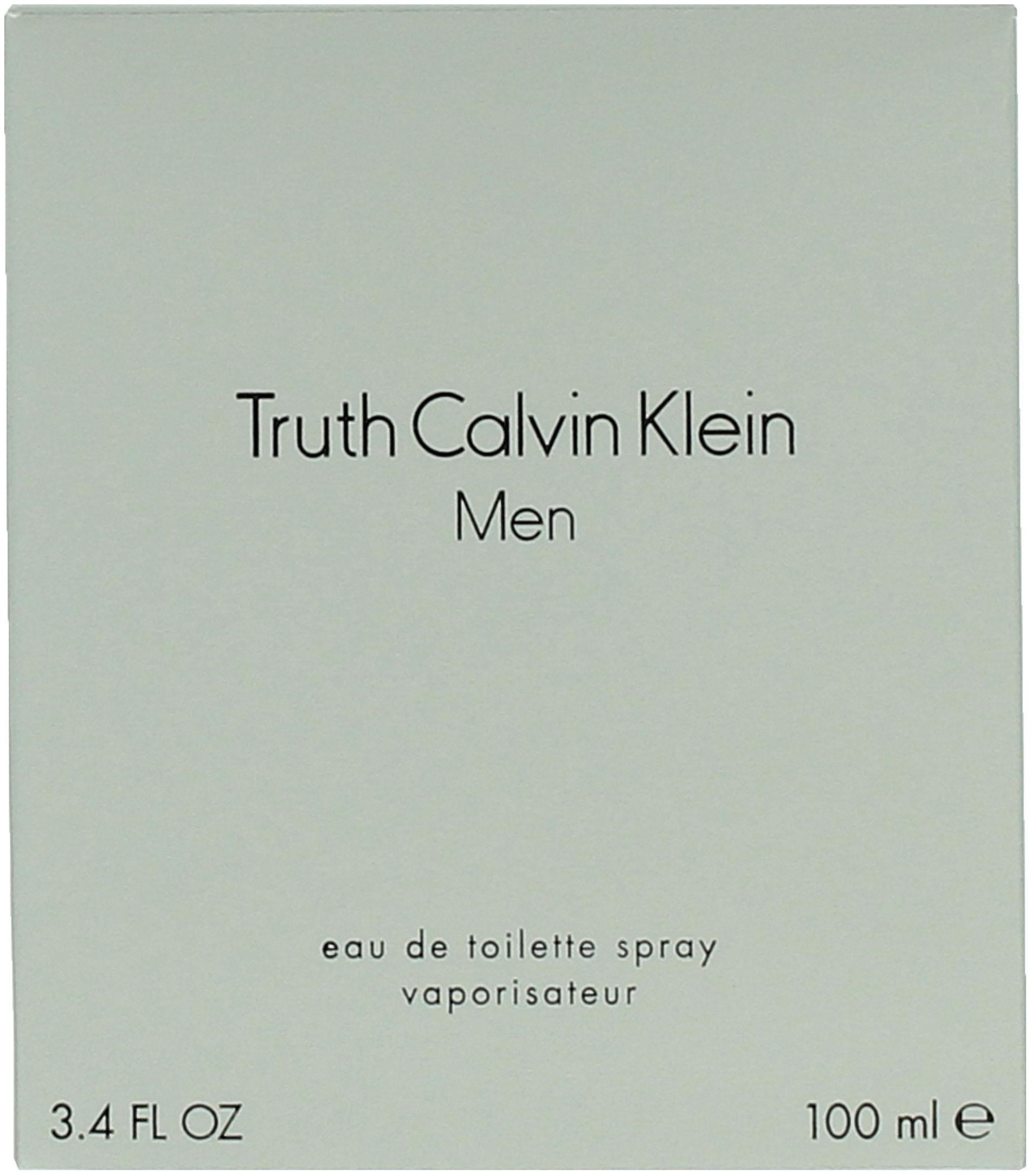 Calvin Klein Eau de Toilette »Truth Men«, Würziger Duft mit Pfeffer, Sandelholz, Basilikum, Kardamom und Leder.