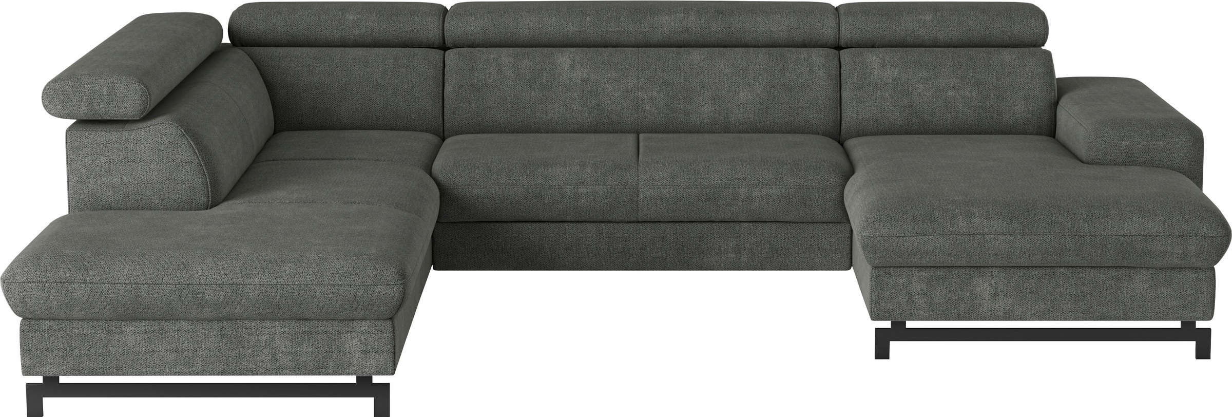 Thumbnail - COTTA Wohnlandschaft "Emma U-Form" mit Kopfteilverstellung, wahlweise mit Bettfunktion & Bettkasten