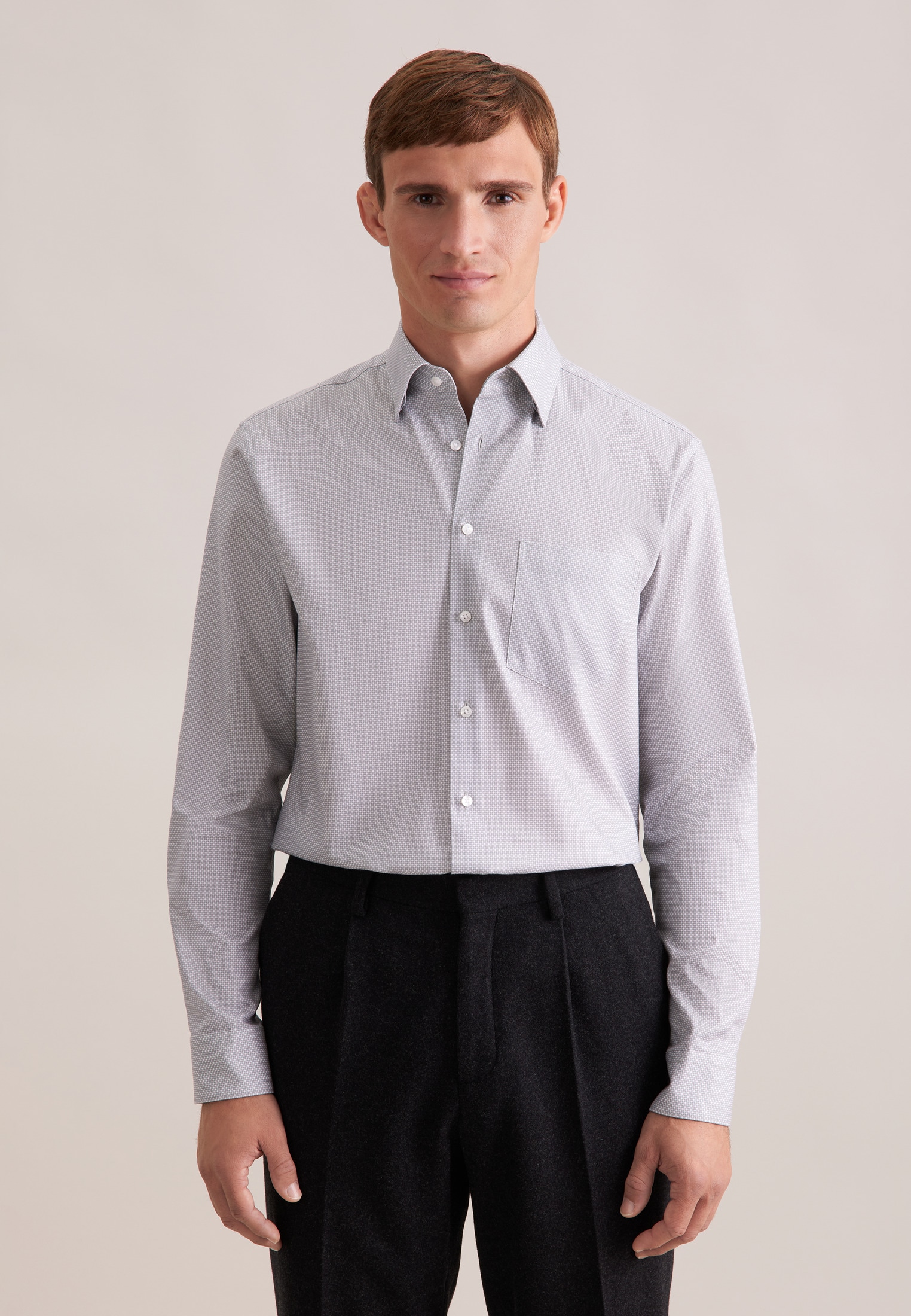 seidensticker Businesshemd "Schwarze Rose", Regular 1/1 Covered-Button-Down günstig online kaufen