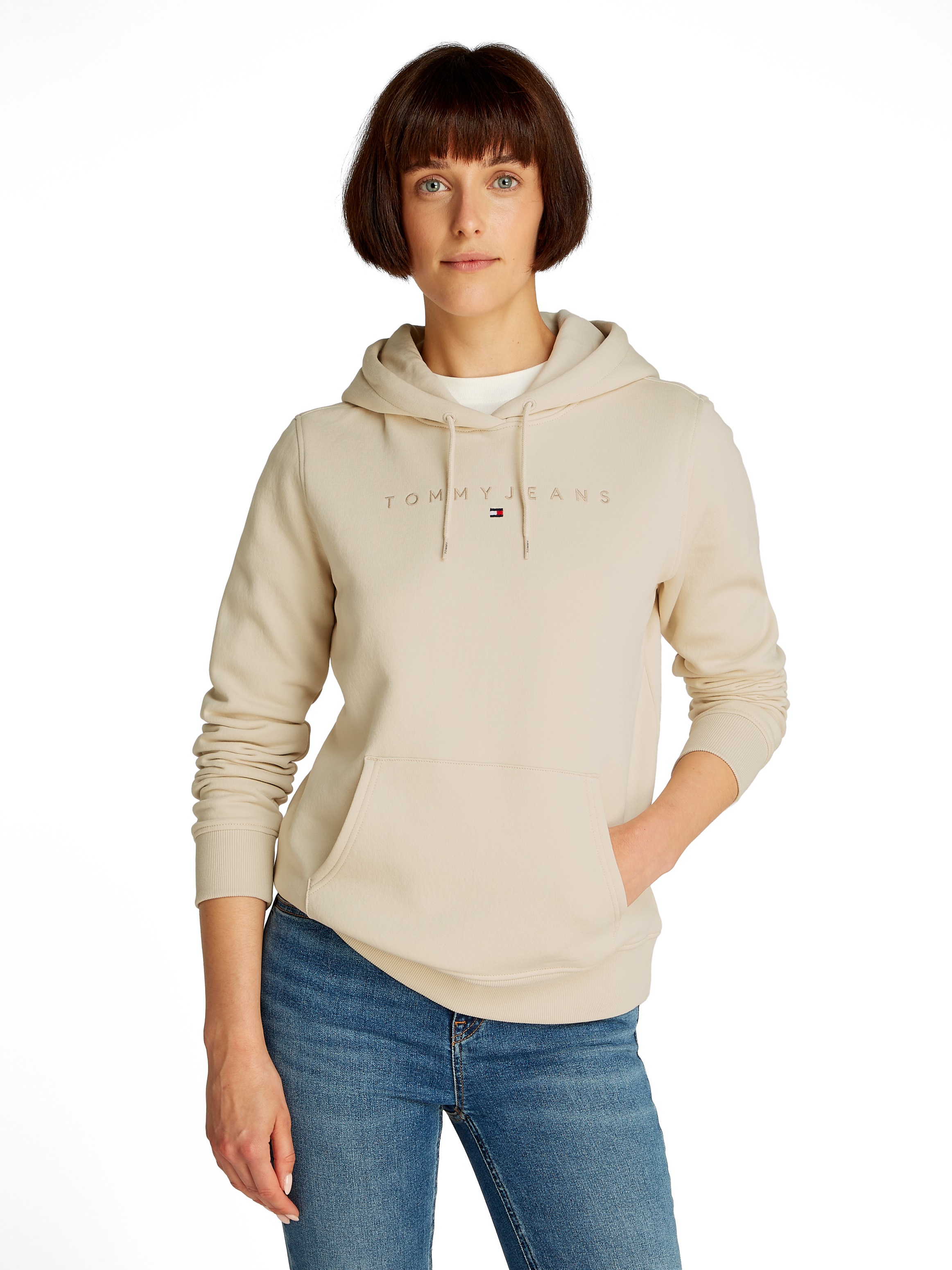 Tommy Jeans Hoodie "TJW REG TONAL LINEAR HOODIE EXT", mit Kängurutasche, Lo günstig online kaufen