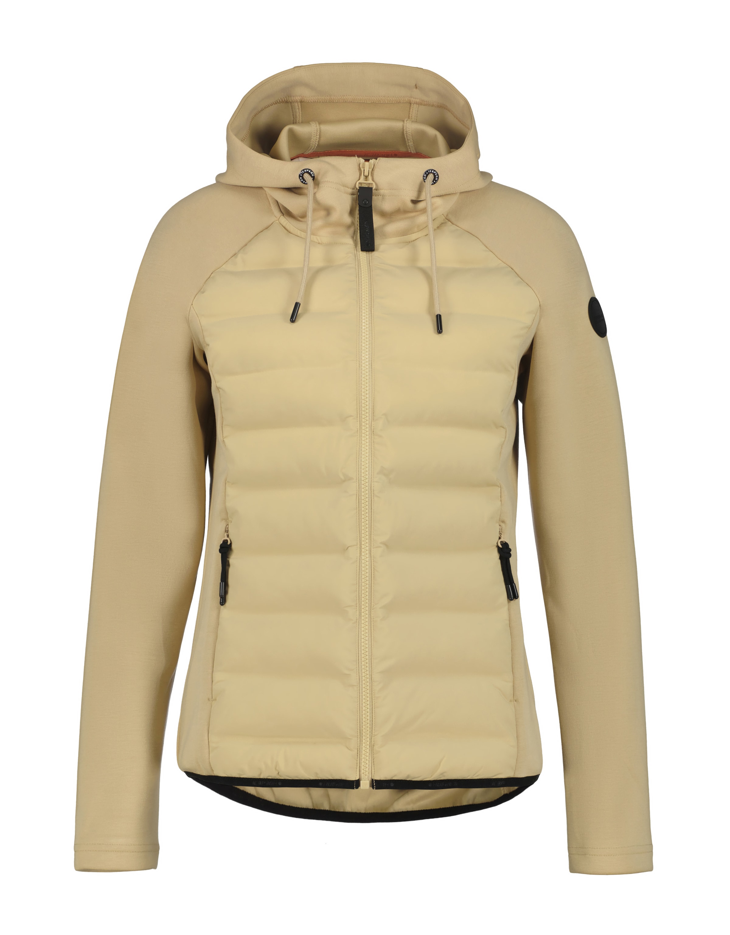 Icepeak Strickfleecejacke »ASHBURN«, (1 St.), mit Kapuze