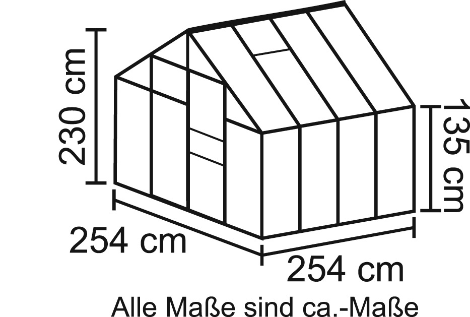 Vitavia Gewächshaus »Merkur 6700«