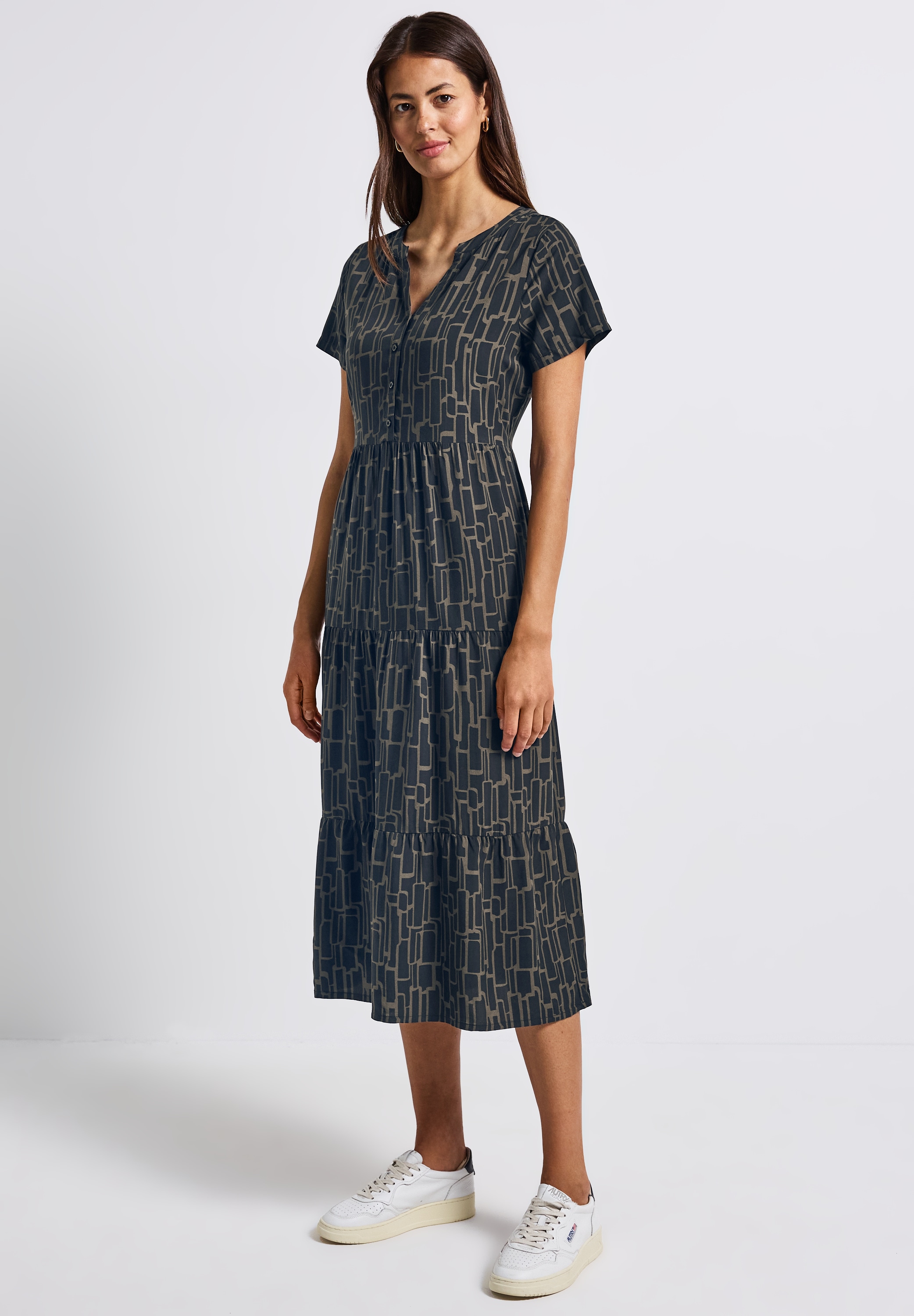 STREET ONE Midikleid, aus Viskose günstig online kaufen