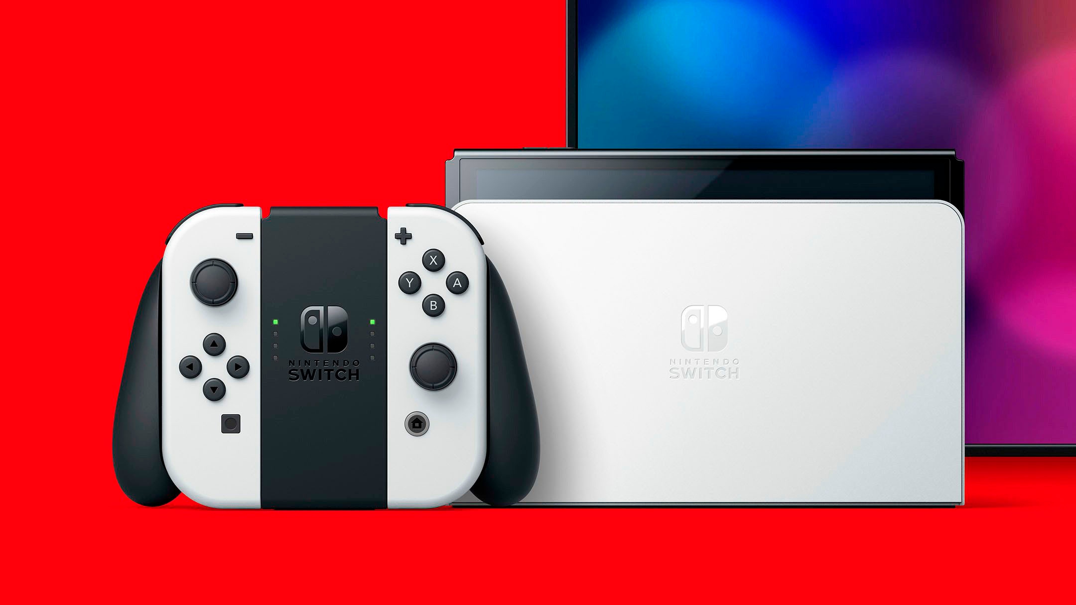 Nintendo Switch Konsolen-Set »Switch OLED + gratis JBL QUANTUM 100N Gaming-Headset (UVP 39,99€)«