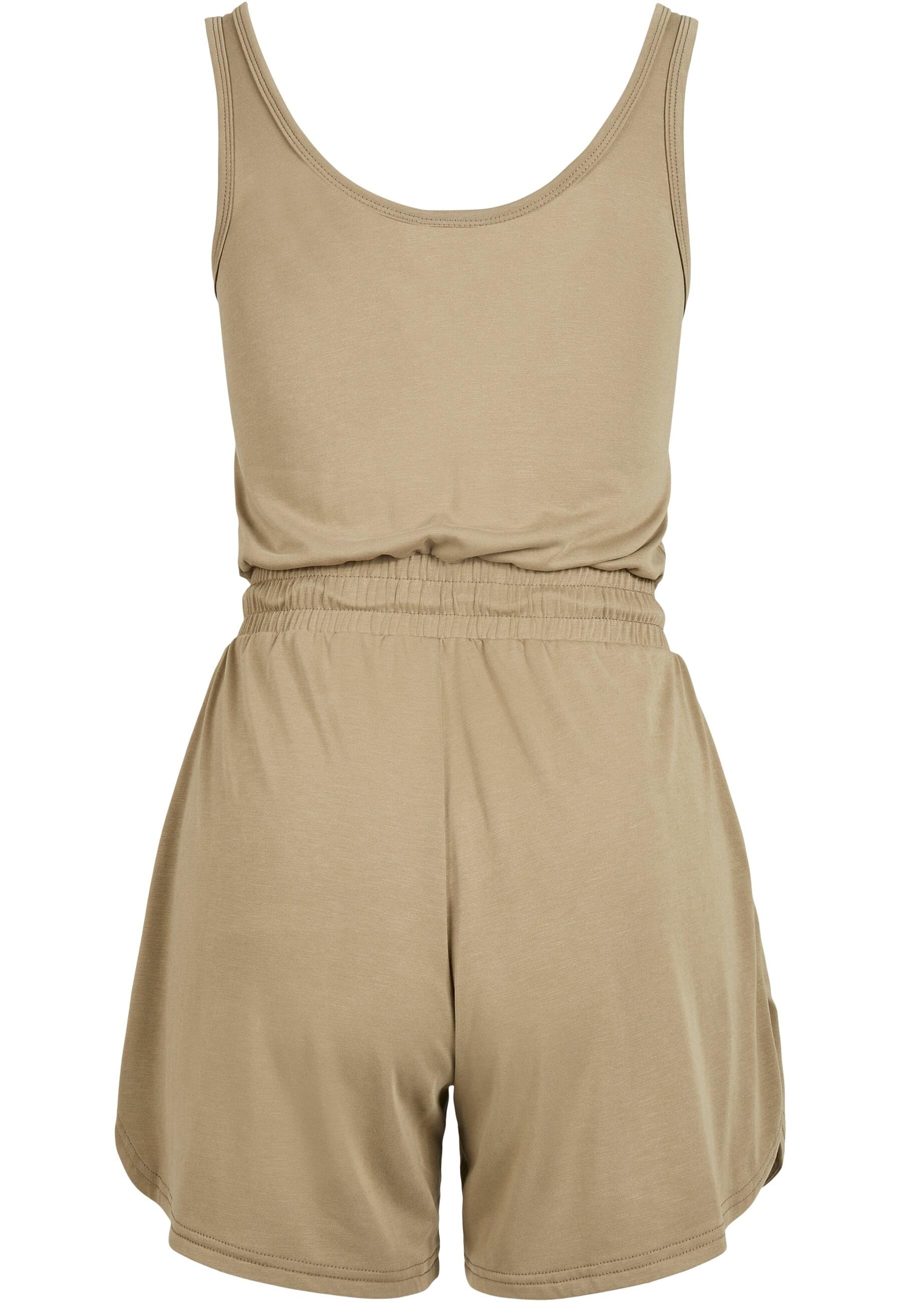 URBAN CLASSICS Jumpsuit »Urban Classics Damen Ladies Short Sleeveless Modal Jumpsuit«, (1 tlg.)