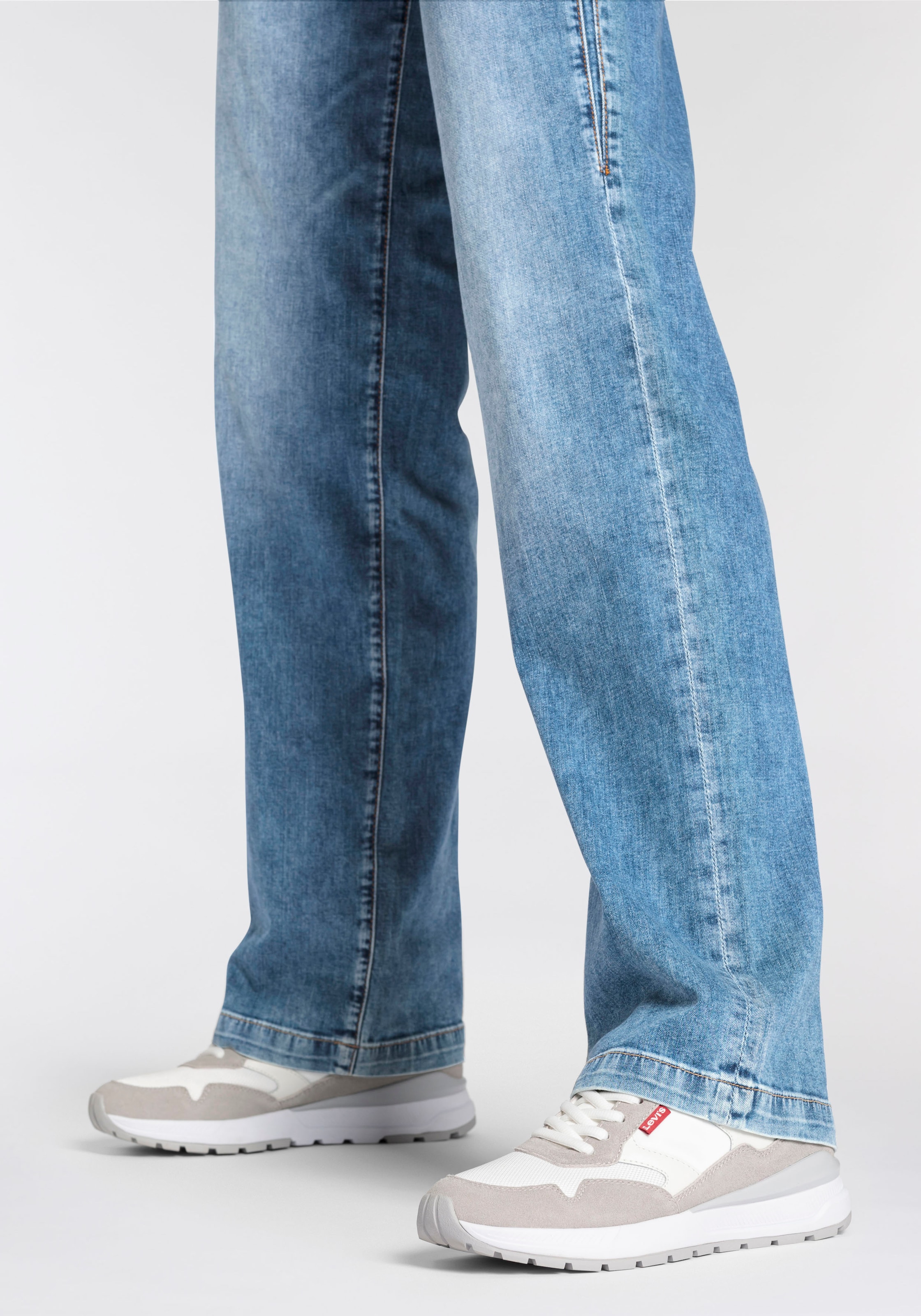 Herrlicher Straight-Jeans »Gila Sailor Long Light Denim«