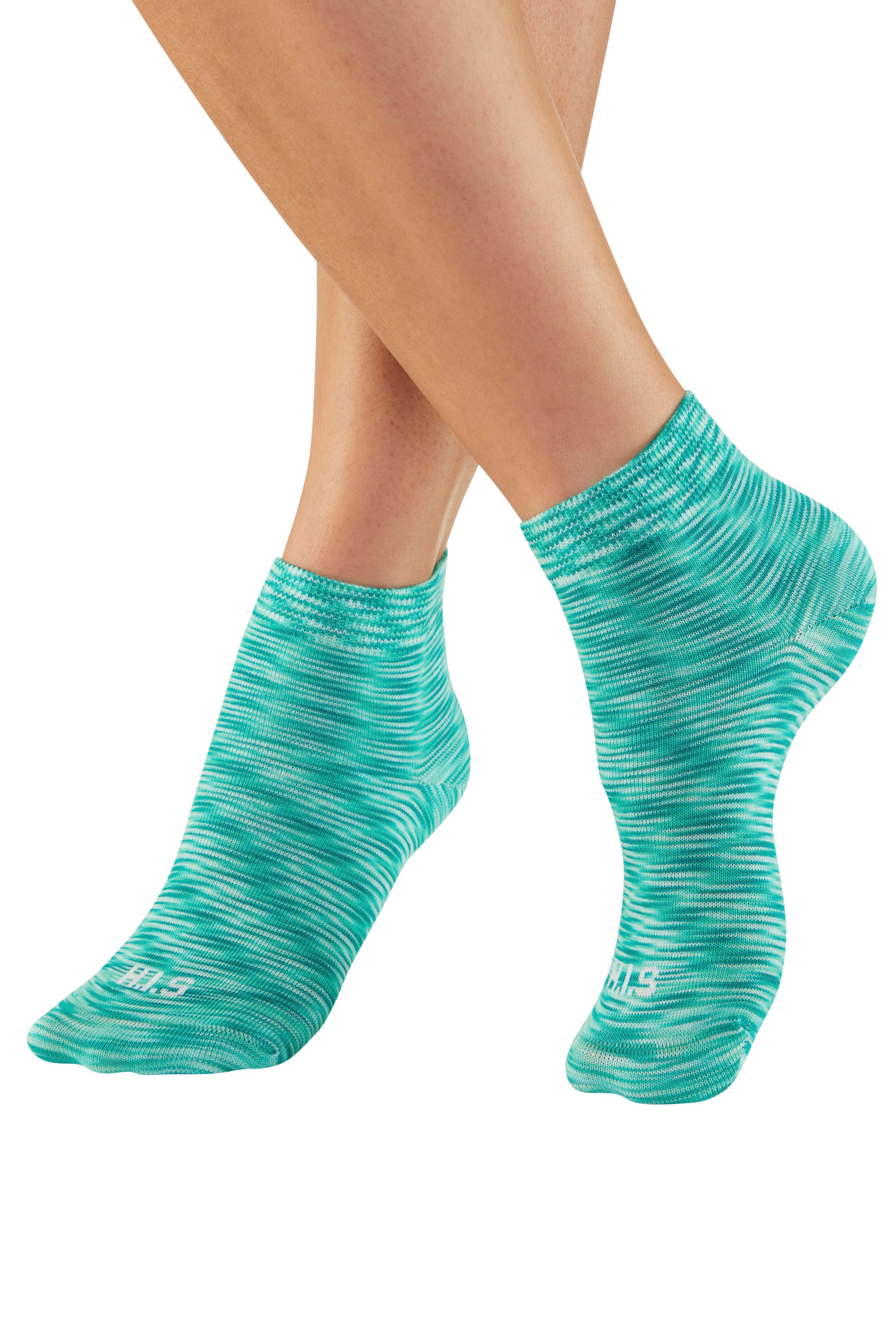 H.I.S Kurzsocken, (Packung, 3 Paar), zweimal uni, einmal meliert günstig online kaufen