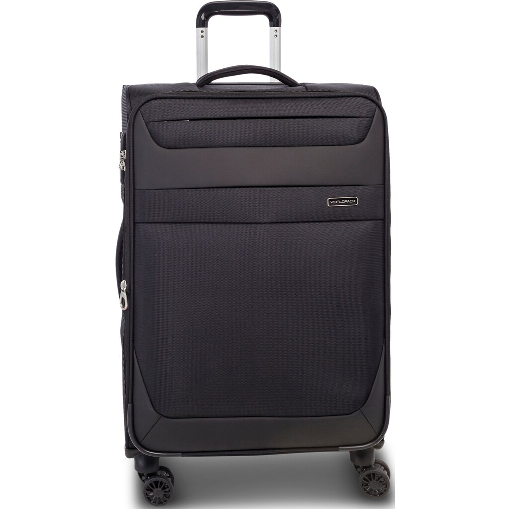 WORLDPACK Trolleyset »Dublin, schwarz«, (3 tlg.)