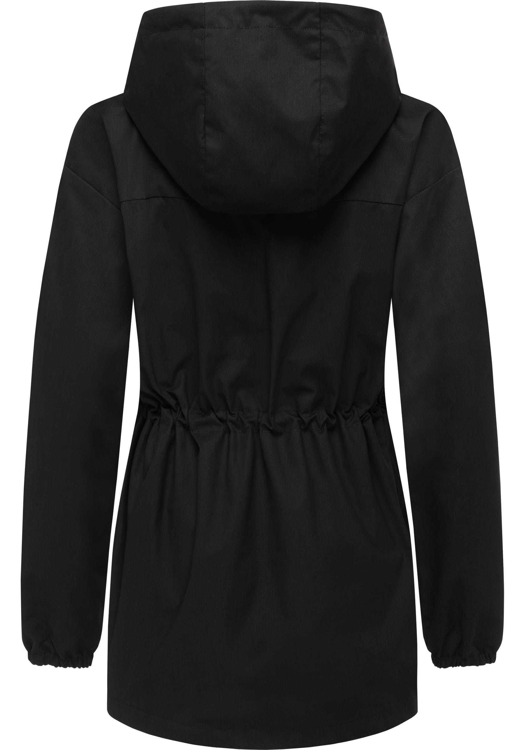 Ragwear Outdoorjacke »Monadissimo B«, mit Kapuze, Leichte Kapuzenjacke mit Taillenzugband