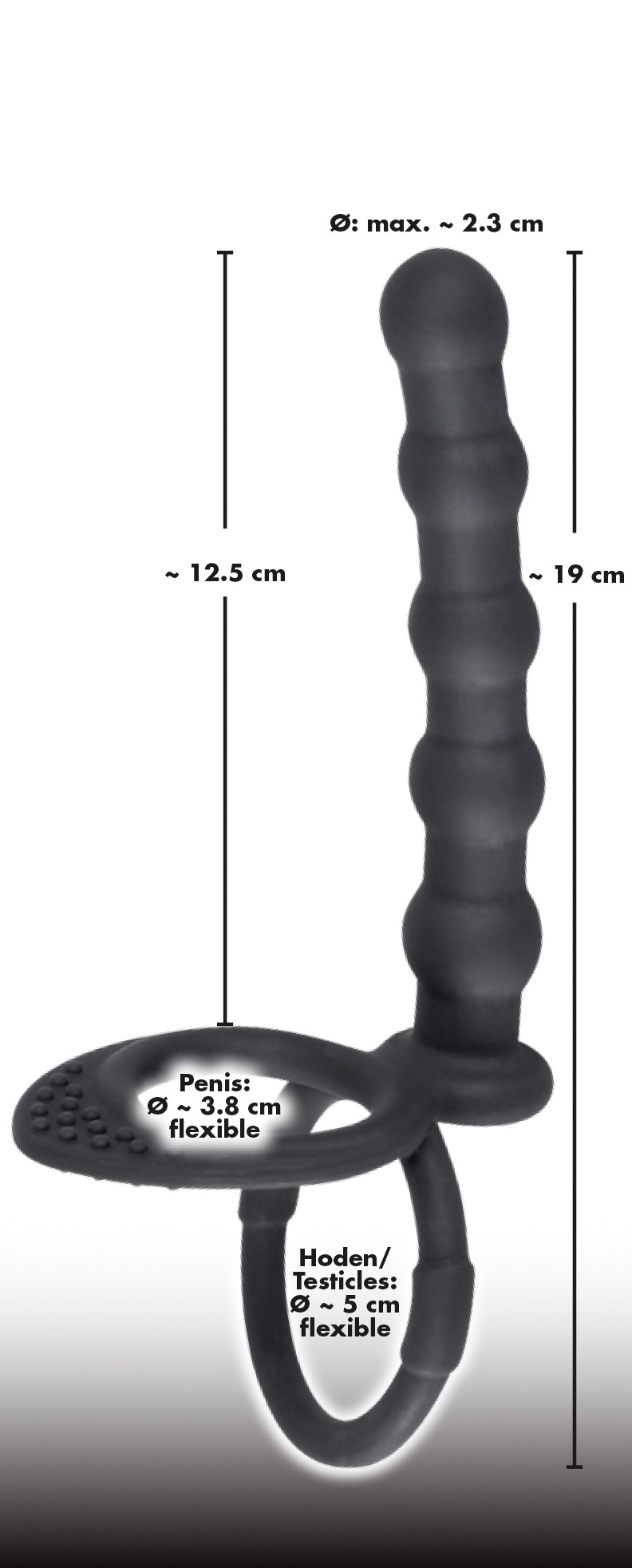 BLACK VELVETS Penisring »Penis- und Hodenring Cock & ball ring«