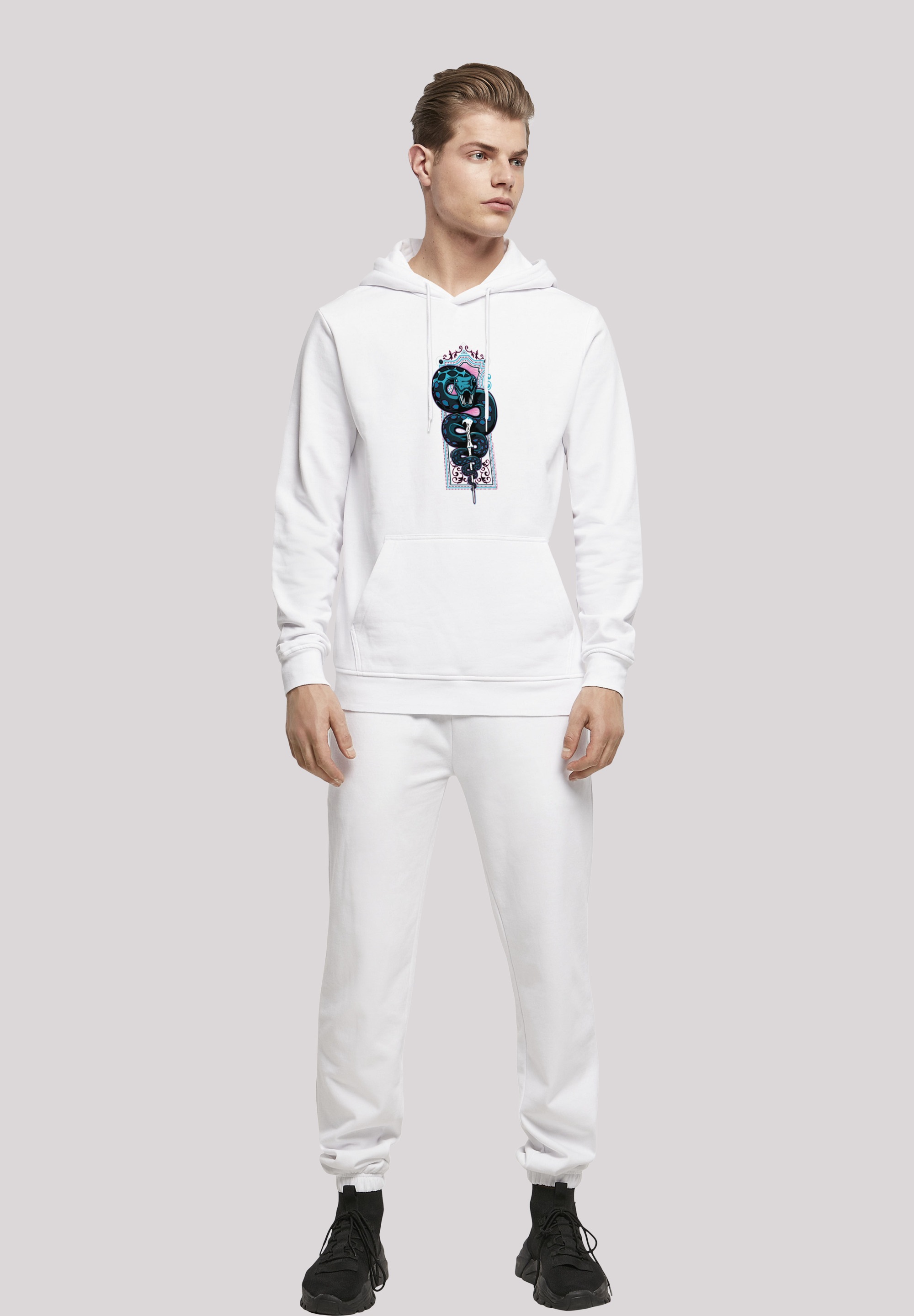 F4NT4STIC Rundhalspullover »F4NT4STIC Herren Harry Potter Neon Nagini with Basic Hoody«, (1 tlg.)