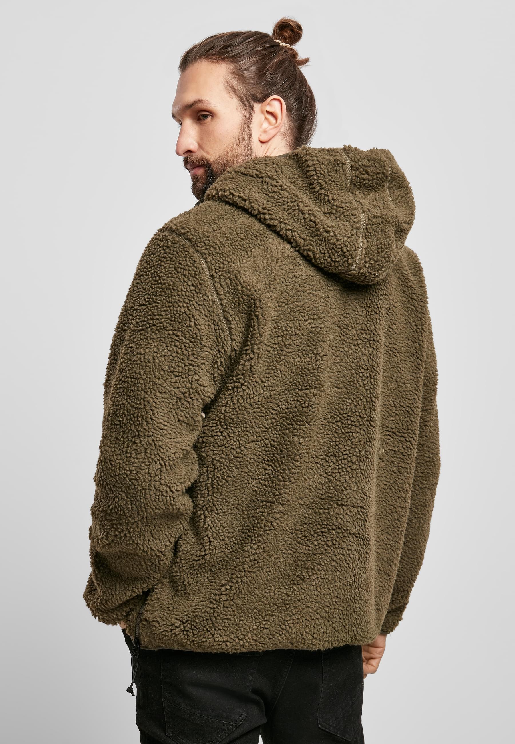 Brandit Anorak »Brandit Herren Teddyfleece Worker Pullover«, (1 St.), mit Kapuze