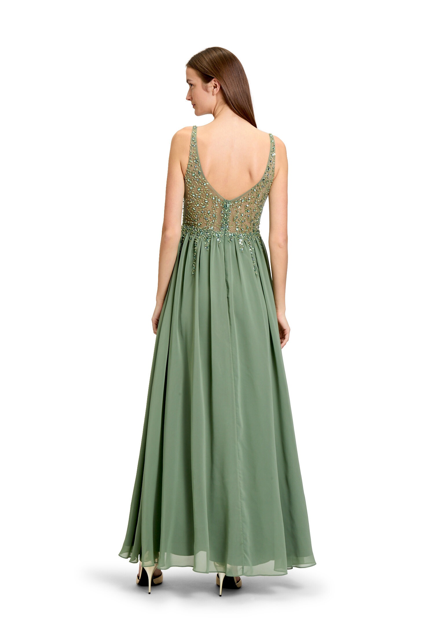 Vera Mont Abendkleid »Damen mit Stickerei« Ohne Tasche Glitzersteine