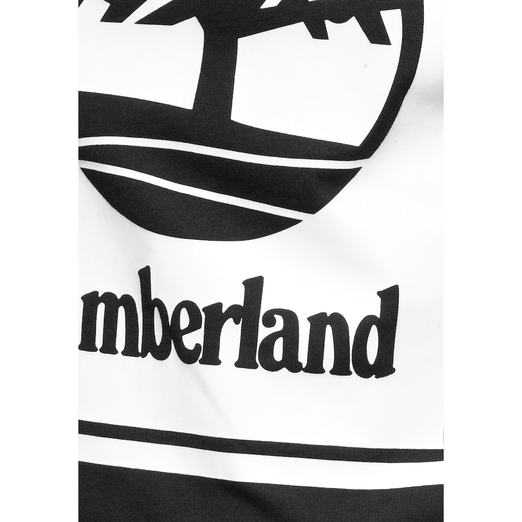 Herrenmode Shirts Timberland T-Shirt schwarz-weiß