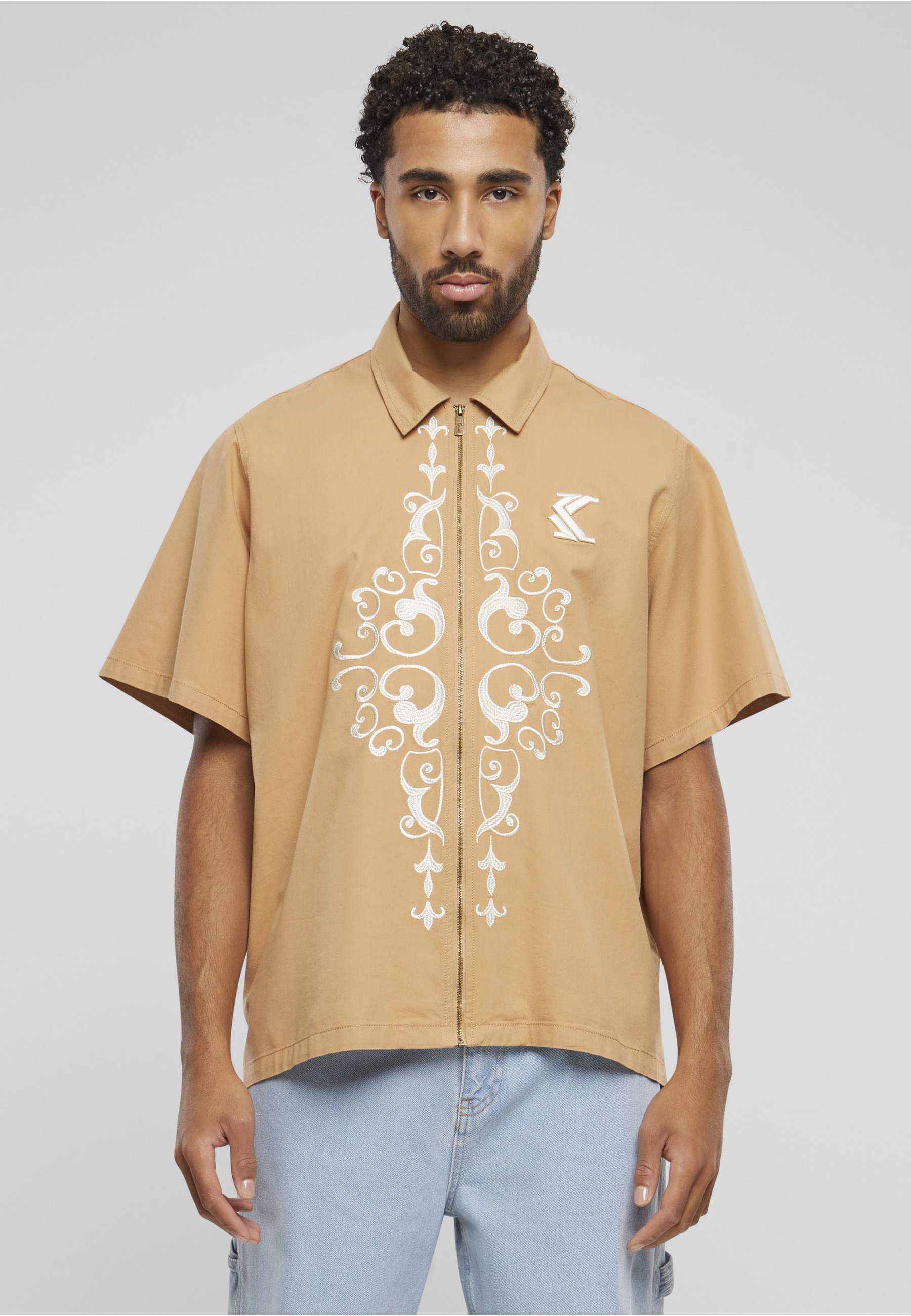 Karl Kani Kurzarmshirt »Karl Kani Herren KM241-009-1 Karl Kani Og Ornament Woven Shirt« 1 Stk.