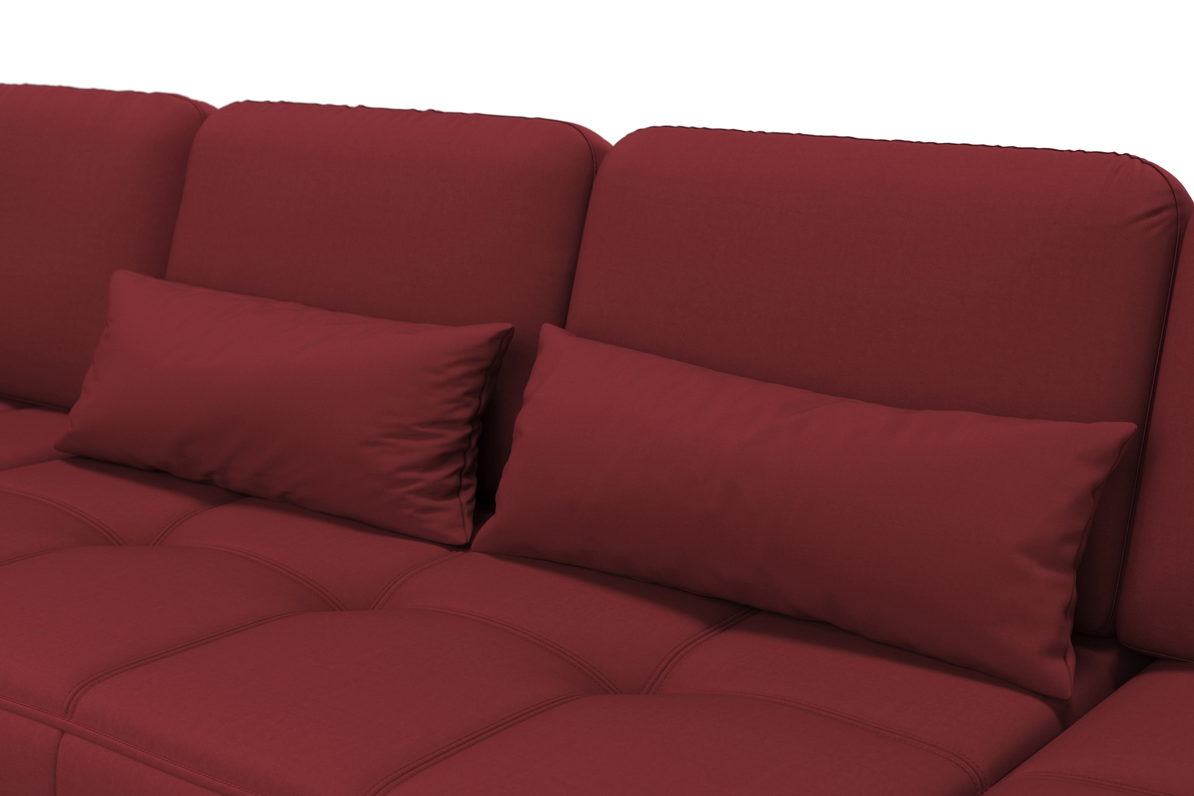 sit&more Wohnlandschaft »Bendigo U-Form«, inklusive Sitztiefenverstellung, Bodenfreiheit 12 cm, in 2 Fußfarben