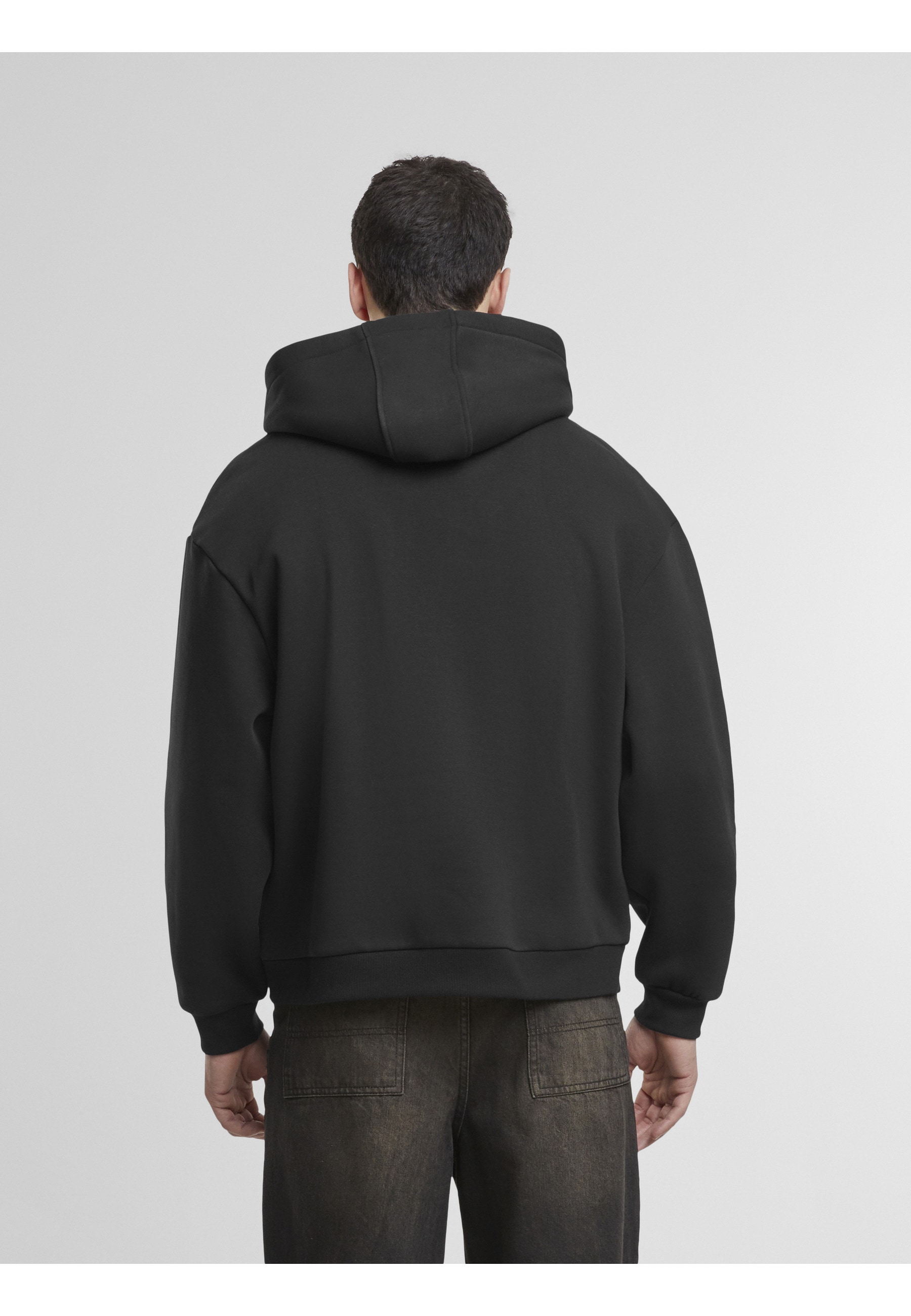 MisterTee Kapuzensweatshirt »MisterTee Burger EMB Fluffy Hoody«, 1 Stk.
