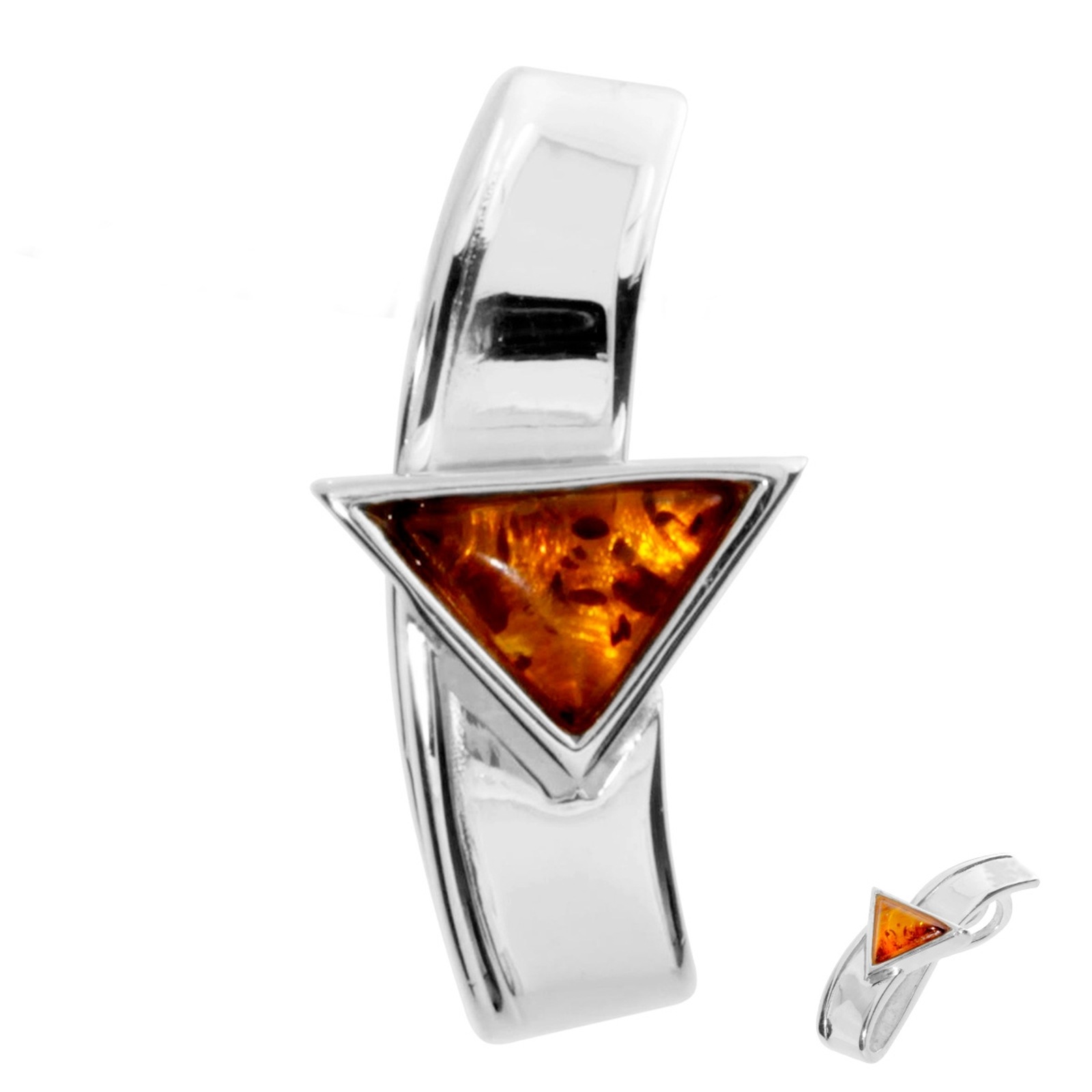 OSTSEE-SCHMUCK Kettenanhänger »- Gleiter-Ingiara - Silber 925/000 - Bernstein«