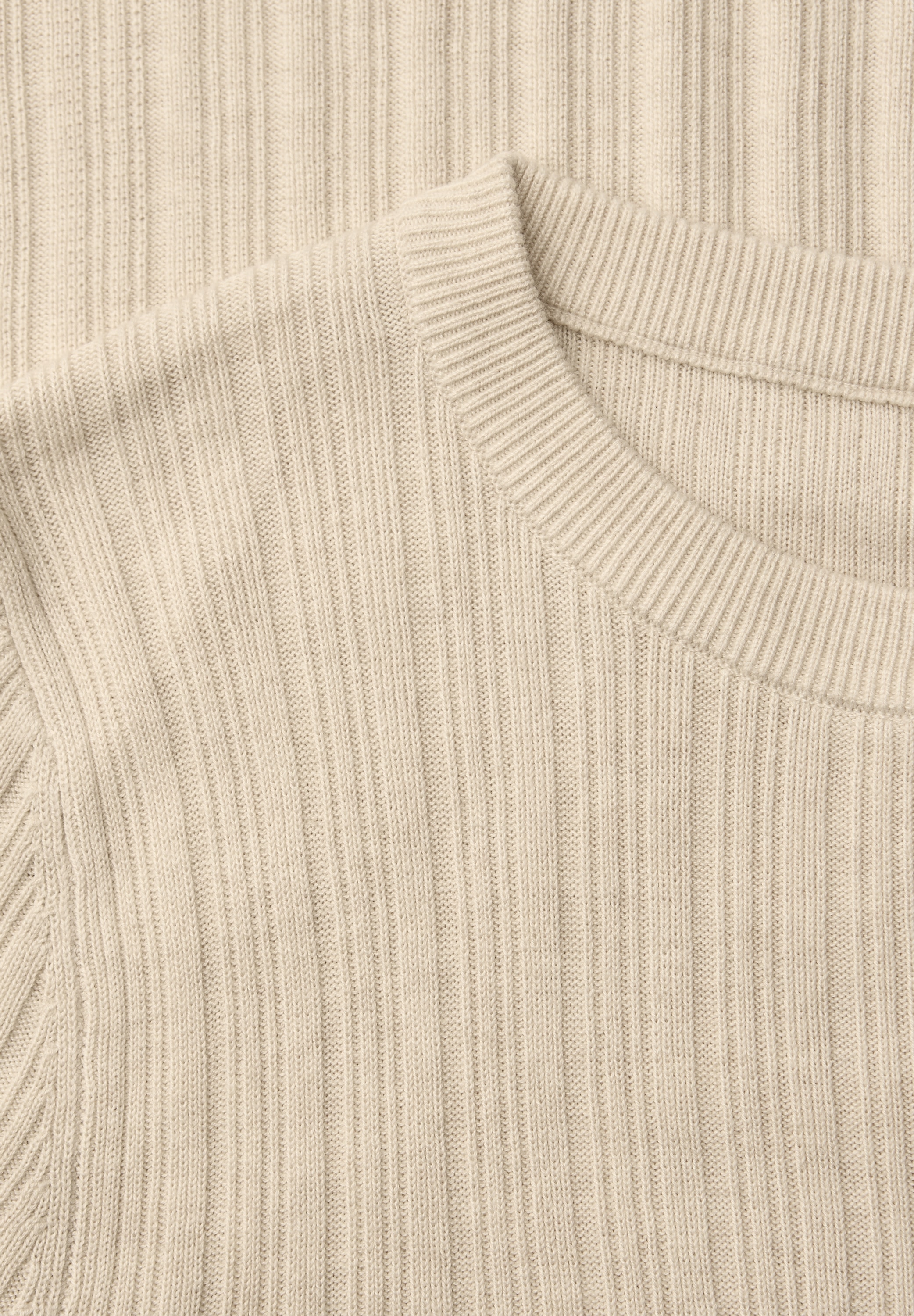 STREET ONE Rundhalspullover im soften Baumwoll-Mix