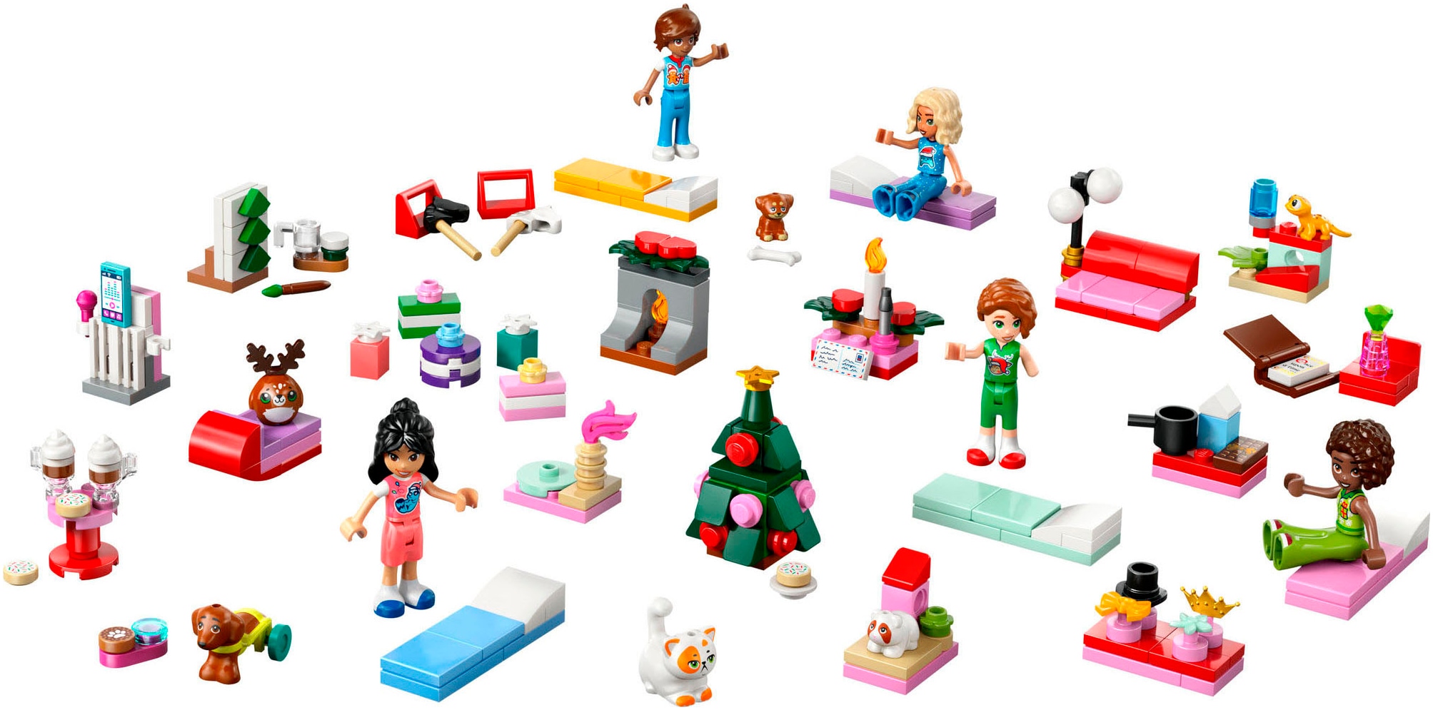 LEGO® Spielzeug-Adventskalender »Spielbausteine, (42668), LEGO Friends«, ab 6 Jahren, Made in Europe