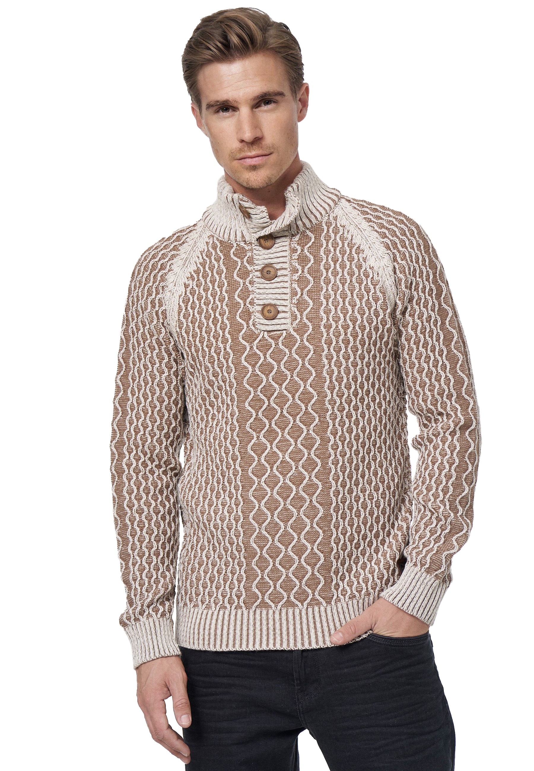 Rusty Neal Strickpullover, in tollem Grobstrick-Design