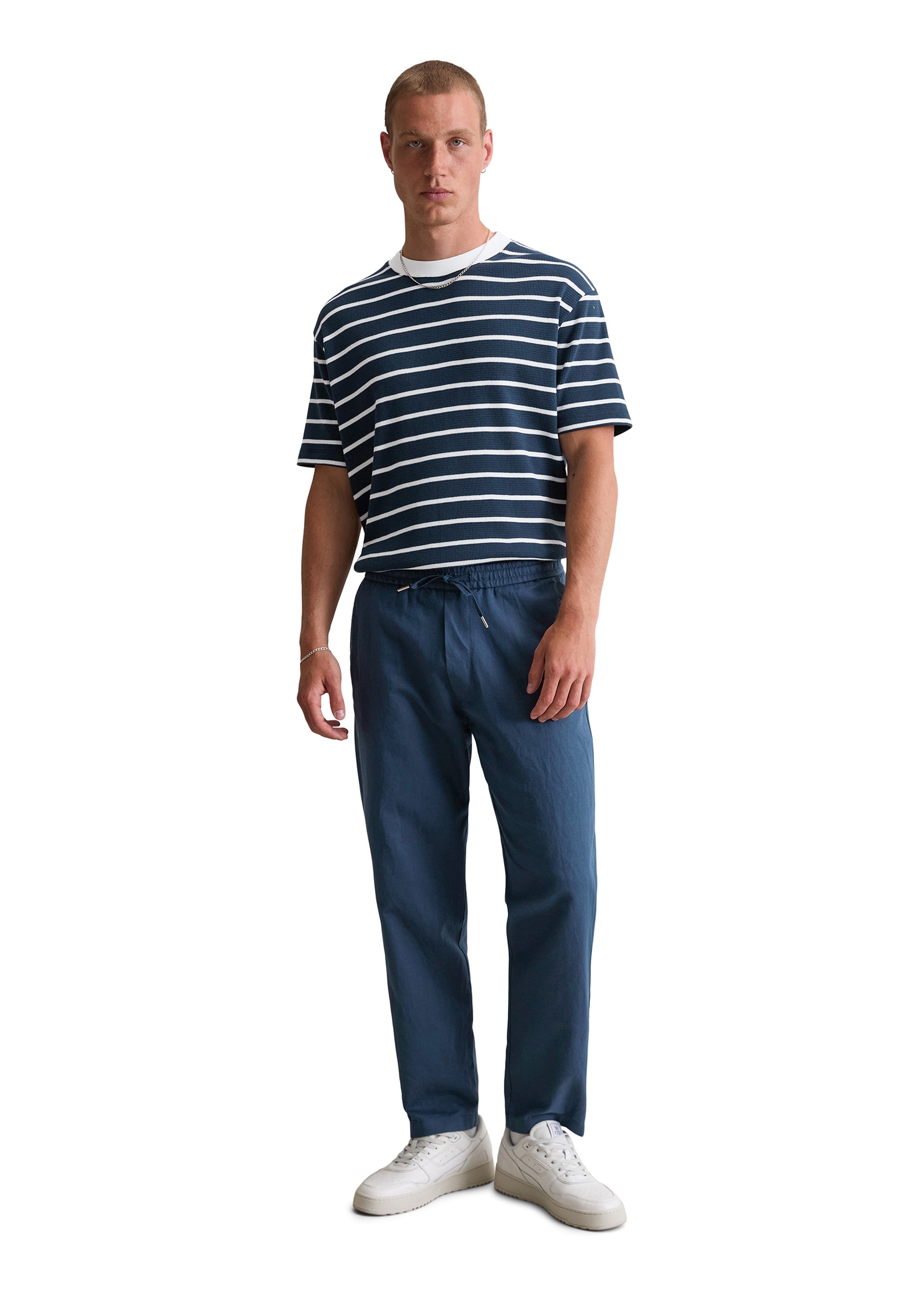 Marc O'Polo DENIM T-Shirt »aus weichem Waffel-Jersey«