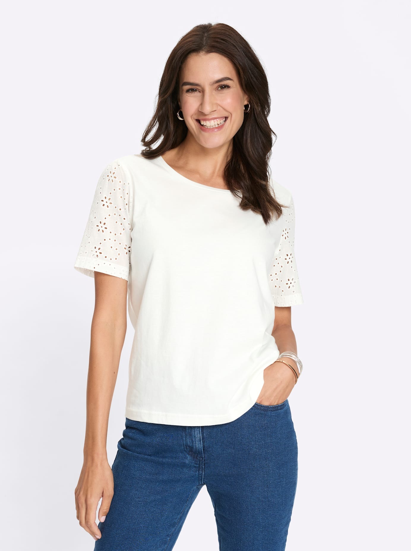 Inspirationen Rundhalsshirt "Kurzarm-Shirt" 1 tlg. günstig online kaufen