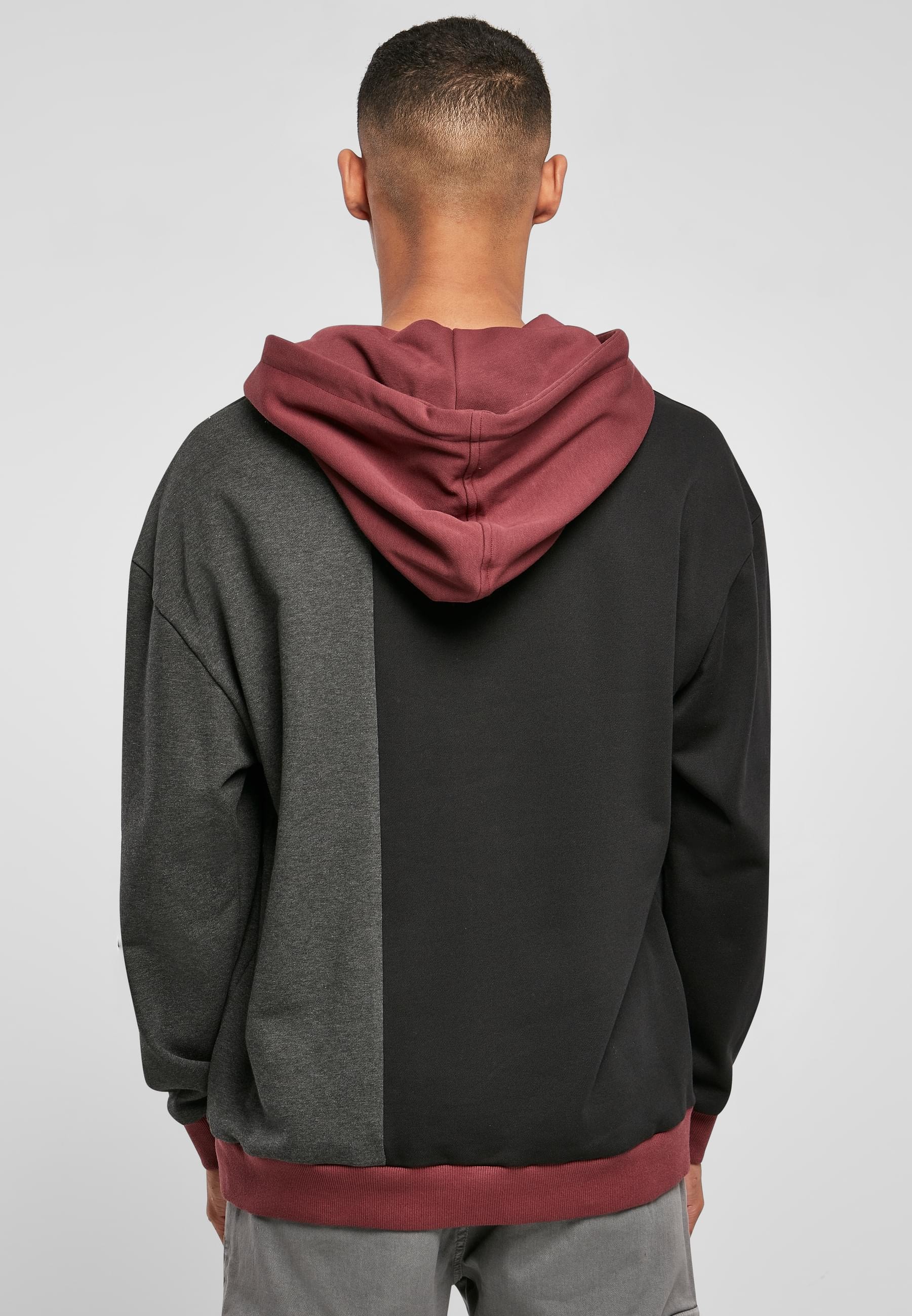 URBAN CLASSICS Kapuzensweatshirt »Urban Classics Herren Oversized Color Block Hoody«, (1 tlg.)