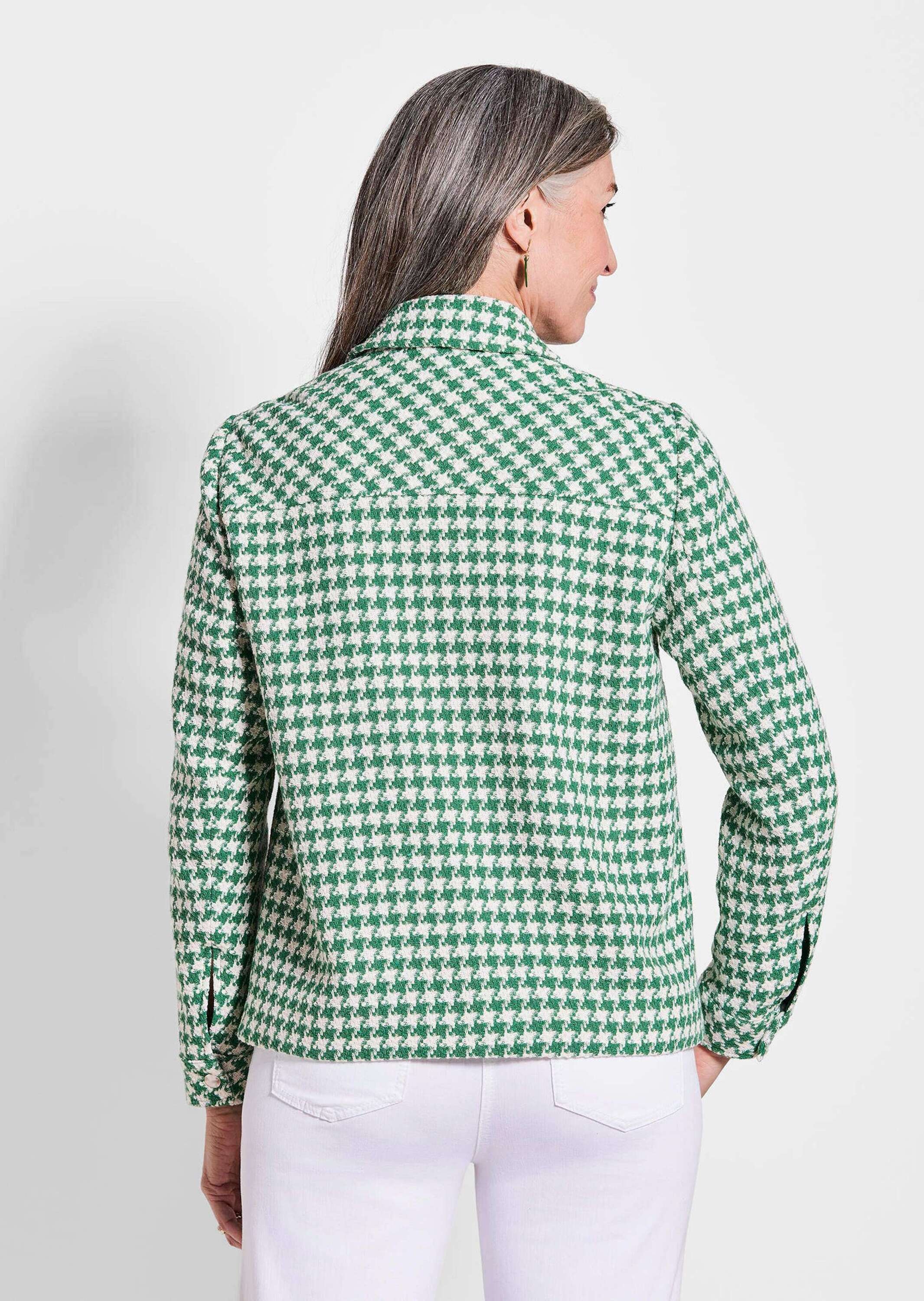 GOLDNER Jackenblazer »Blazer mit Hahnentrittmuster«