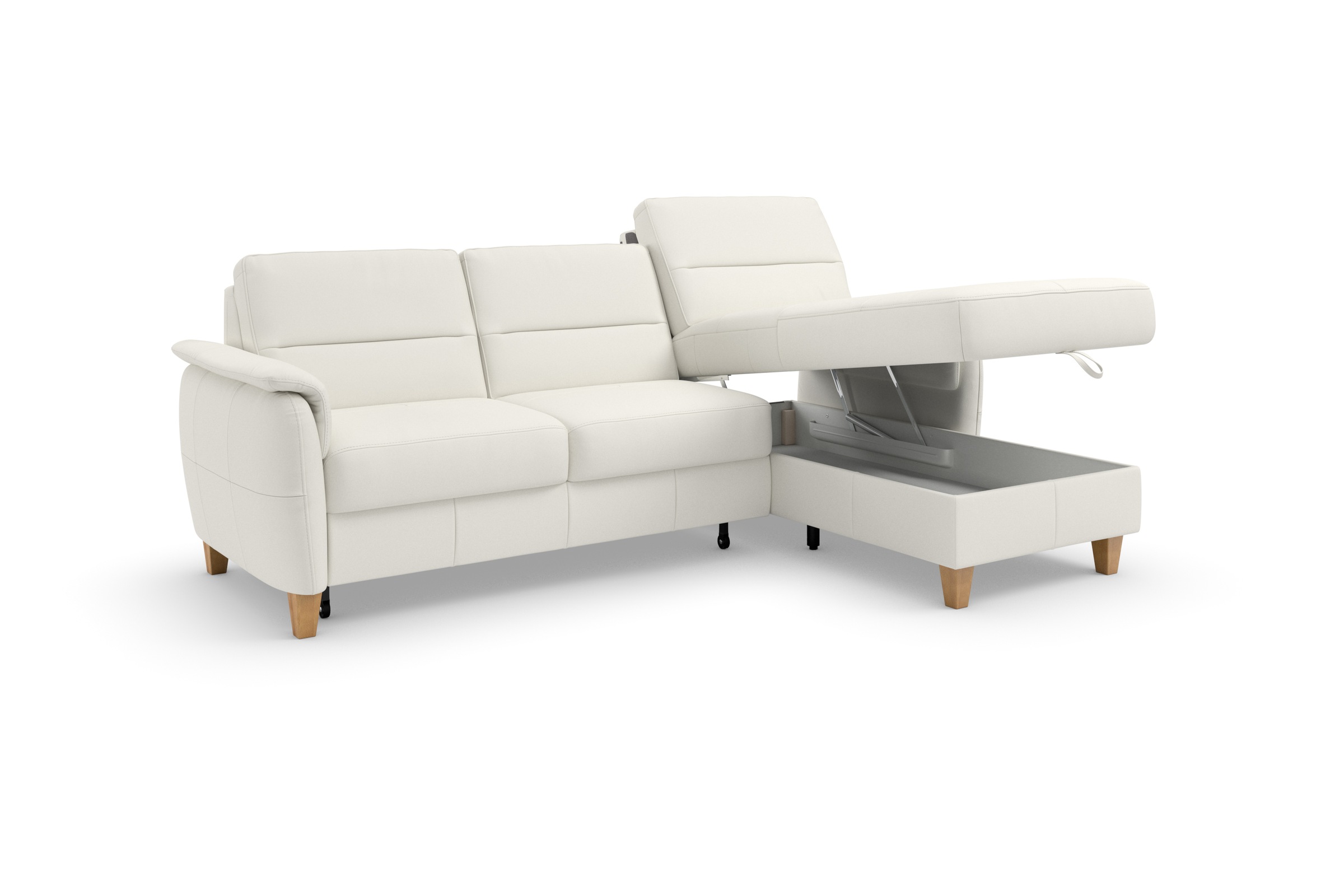 Home affaire Ecksofa »Palmera L-Form«, Federkern, wahlweise mit Bettfunktion und mit/ohne Bettkasten