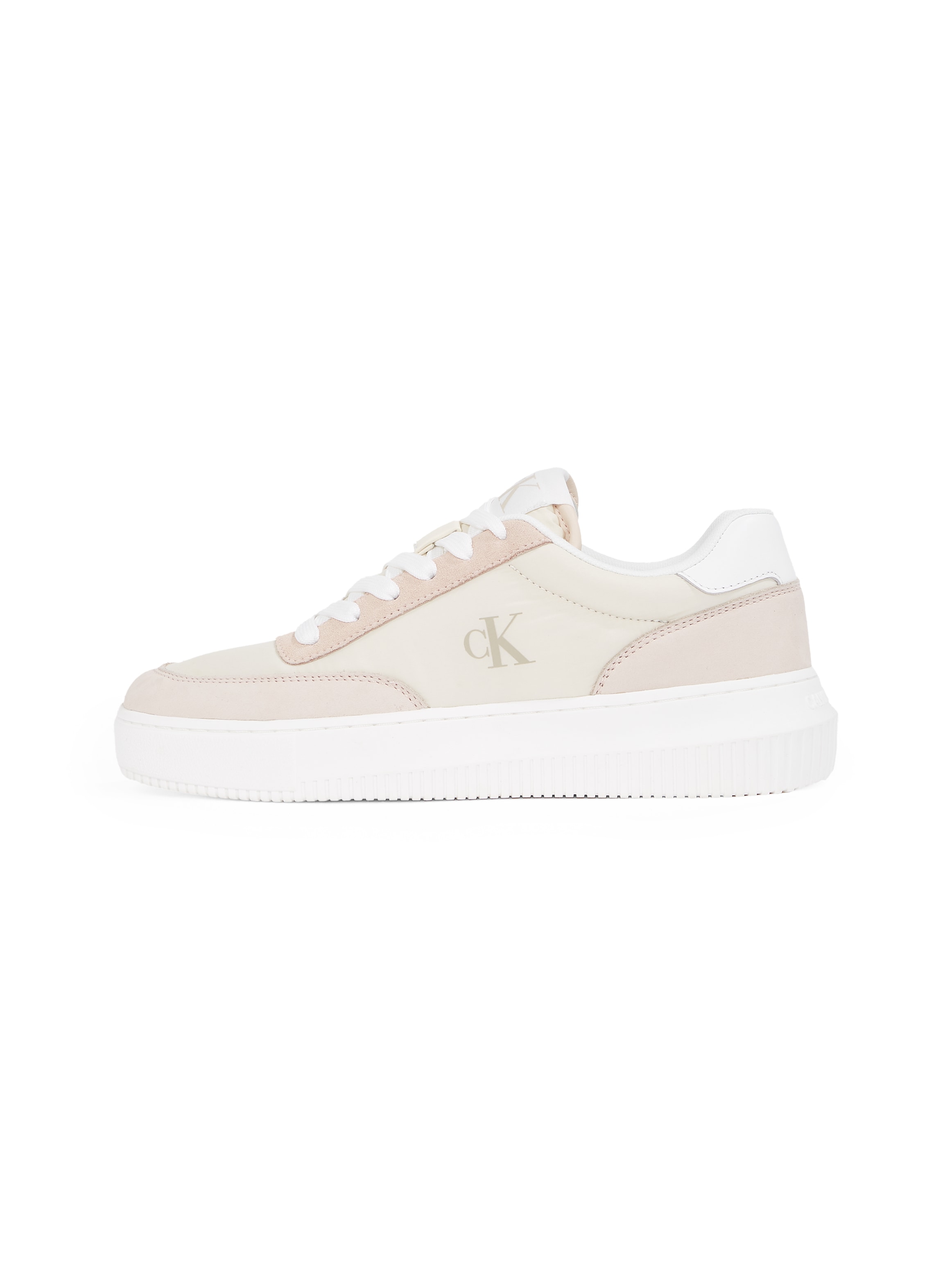 Calvin Klein Jeans Sneaker »CHUNKY CUPSOLE LOW MIX IN«, Freizeitschuh, Halbschuh, Schnürschuh mit CK Logo