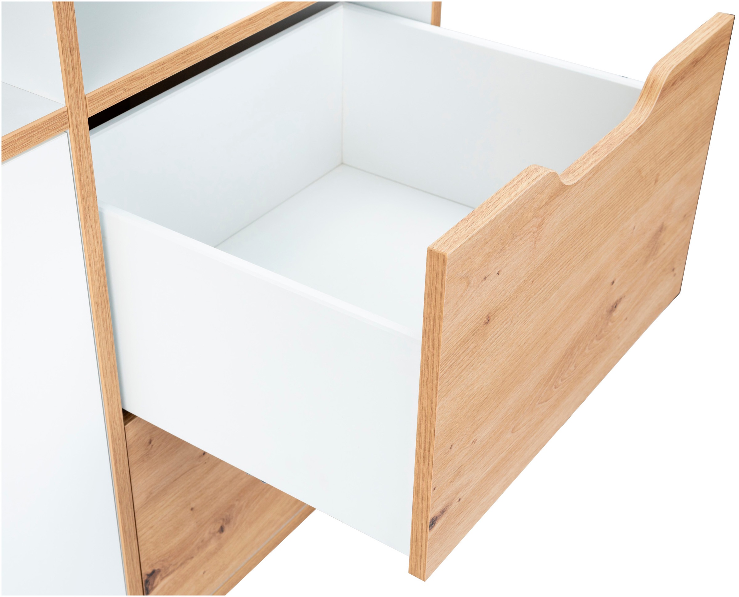 arthur berndt Babymöbel-Set »Babyzimmer Set »Maxim« 2-teilig«, (Spar-Set, 2 tlg., Babymöbel-Set »Maxim« bestehend aus Kinderbett und Wickelkommode), Gedämpfte Türen und Schubkästen