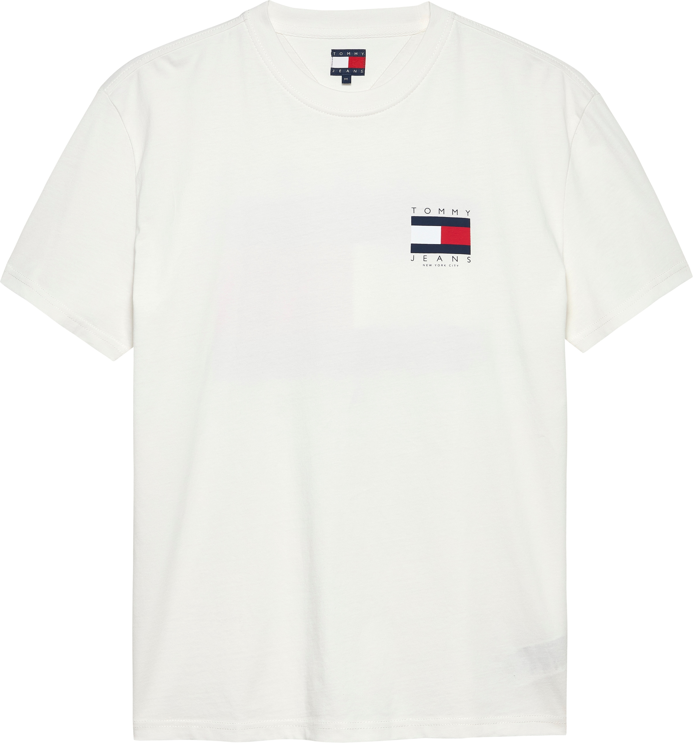 Tommy Jeans T-Shirt »TJM REG FLAG GRAPH BCKPRNT T EXT«, Mit Rundhalsausschnitt