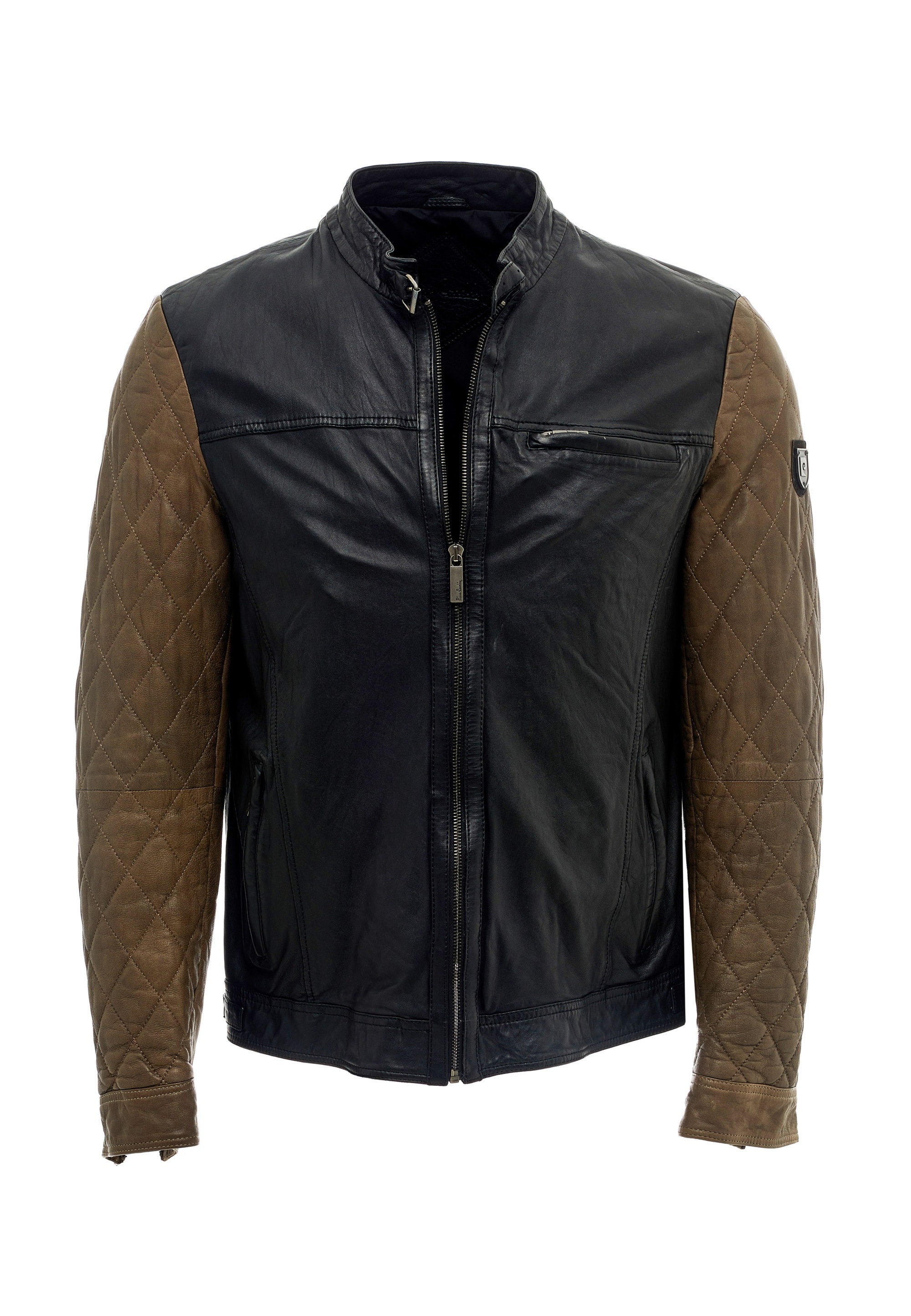 Pierre Cardin Lederjacke, im modernen Look
