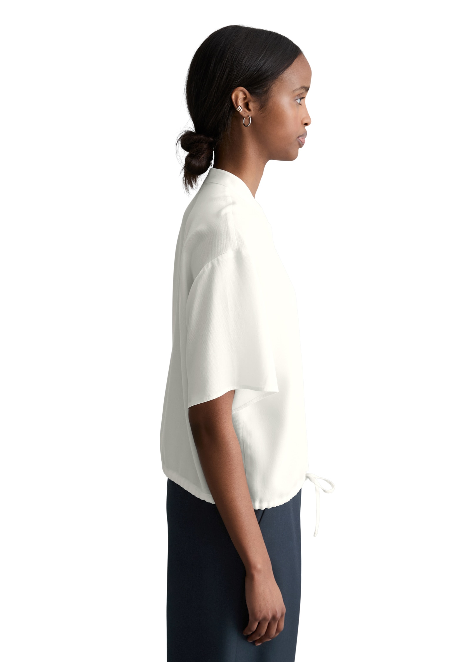 Marc O'Polo DENIM Kurzarmbluse »aus TENCEL™ Lyocell«