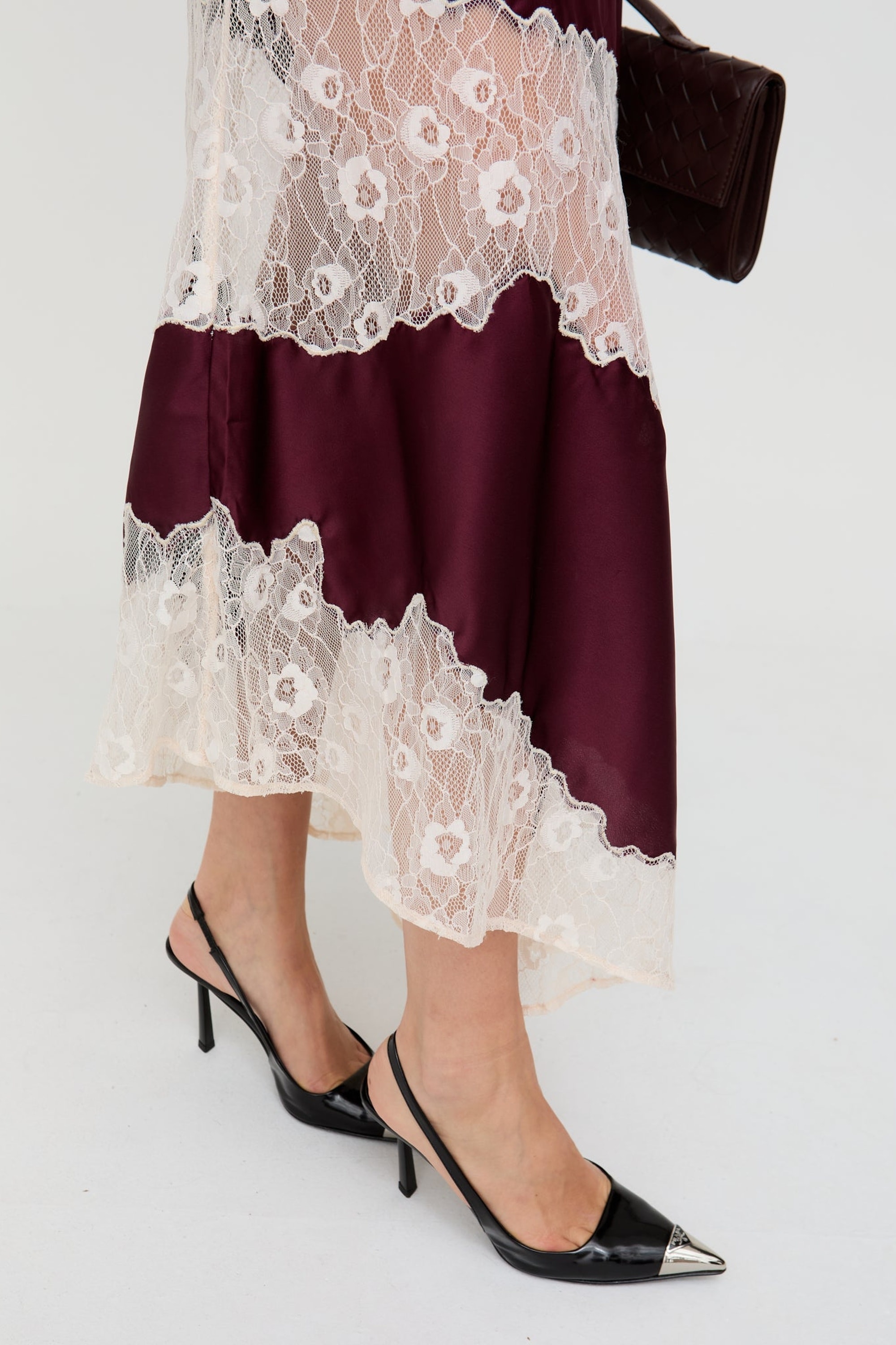 Lily and Lionel Midirock »Elenor Lace Insert Midi Skirt Damen«