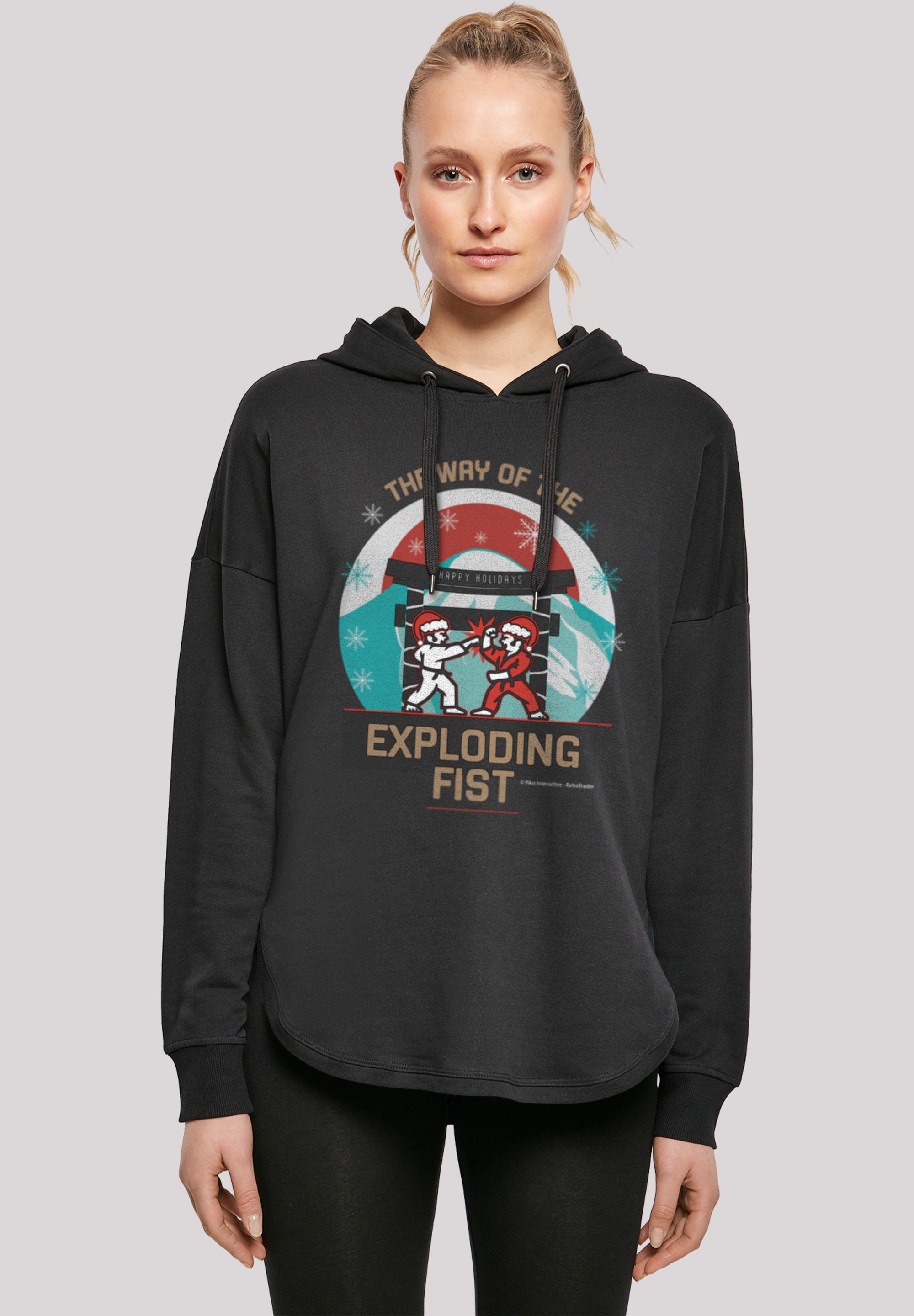 F4NT4STIC Kapuzenpullover "Way of the Exploding Fist Christmas Design", Pri günstig online kaufen