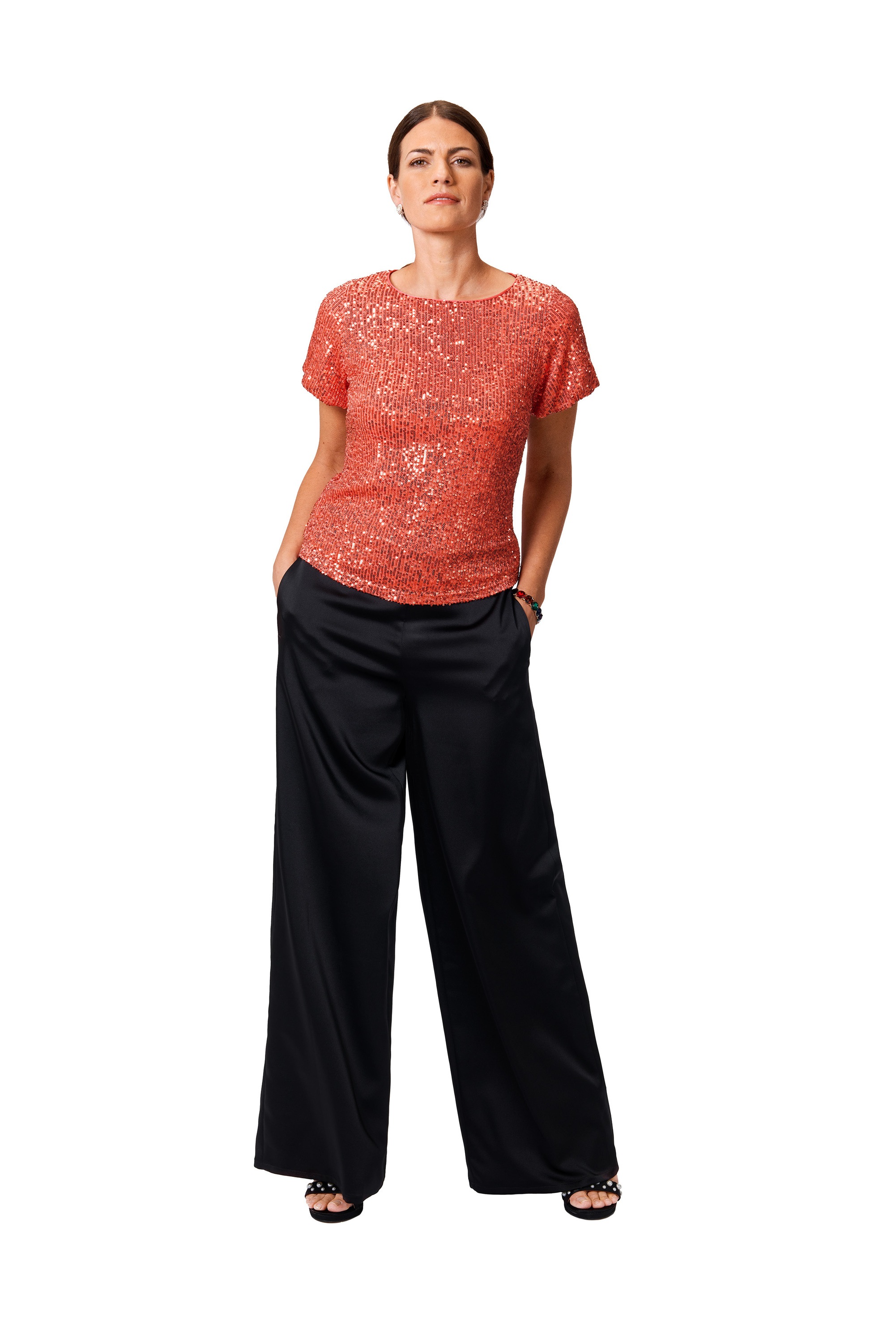 HERMANN LANGE Collection Shirtbluse »HERMANN LANGE Collection Paillettenshirt Gabrielle«