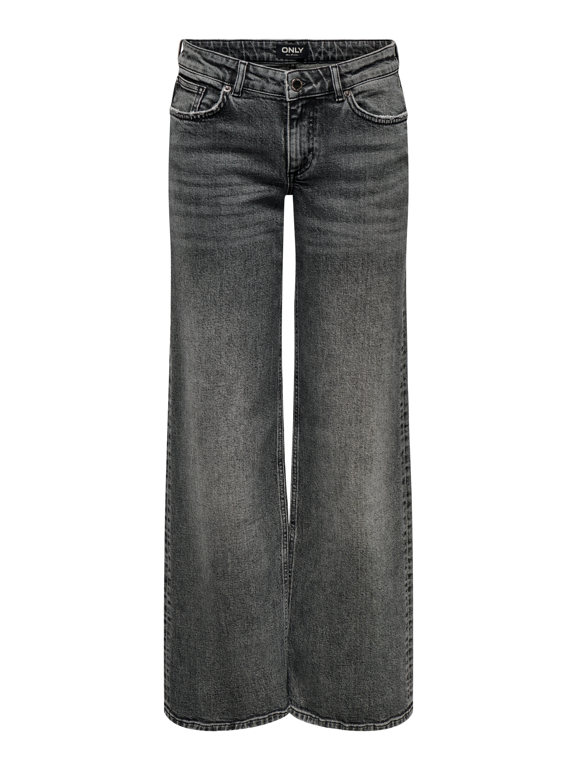 ONLY Low-rise-Jeans »ONLJUICY LW WIDE DNM DOT890 NOOS« Baumwollmischung