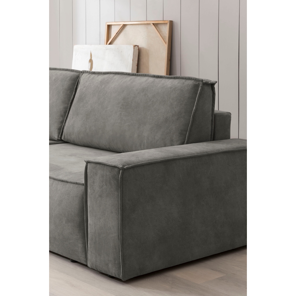 Home affaire Wohnlandschaft »SHERWOOD XXL 329 cm Schlafsofa, U-Form«