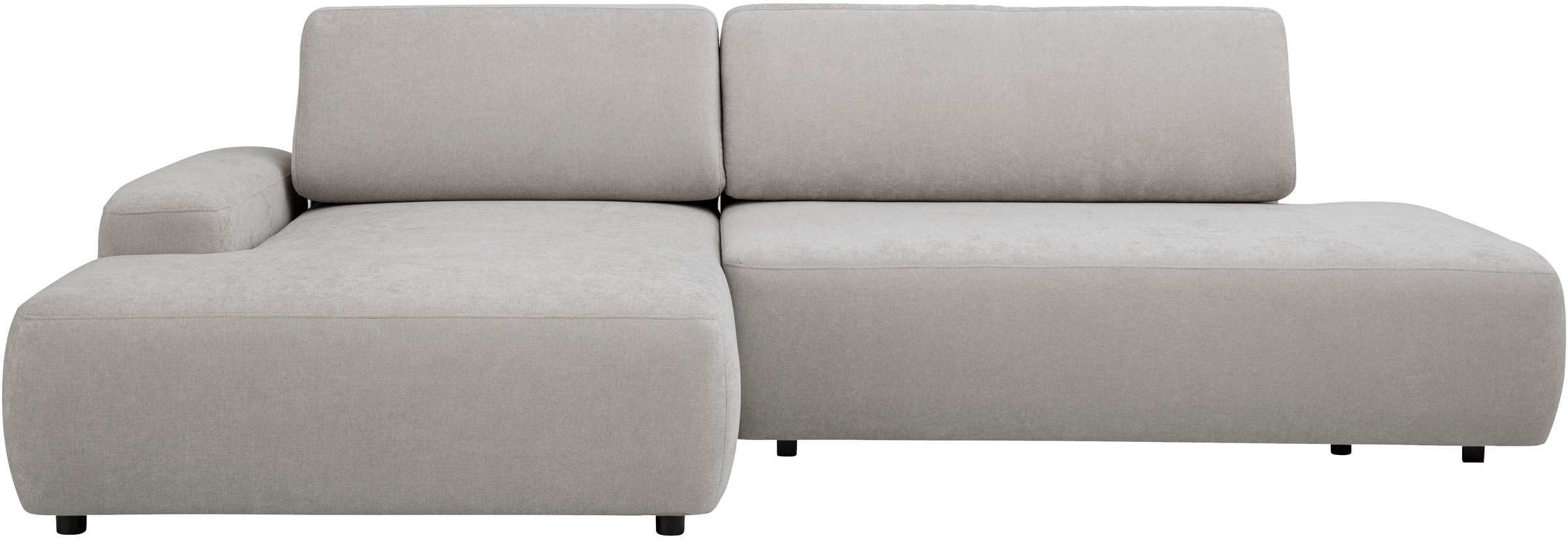 INOSIGN Ecksofa »TORGE, Schlafsofa Cord, Samtvelours u. Strukur fein, Couch in L-Form«, Schlaffunktion und Bettkasten, Liegefläche: 210x125 cm, neues Design