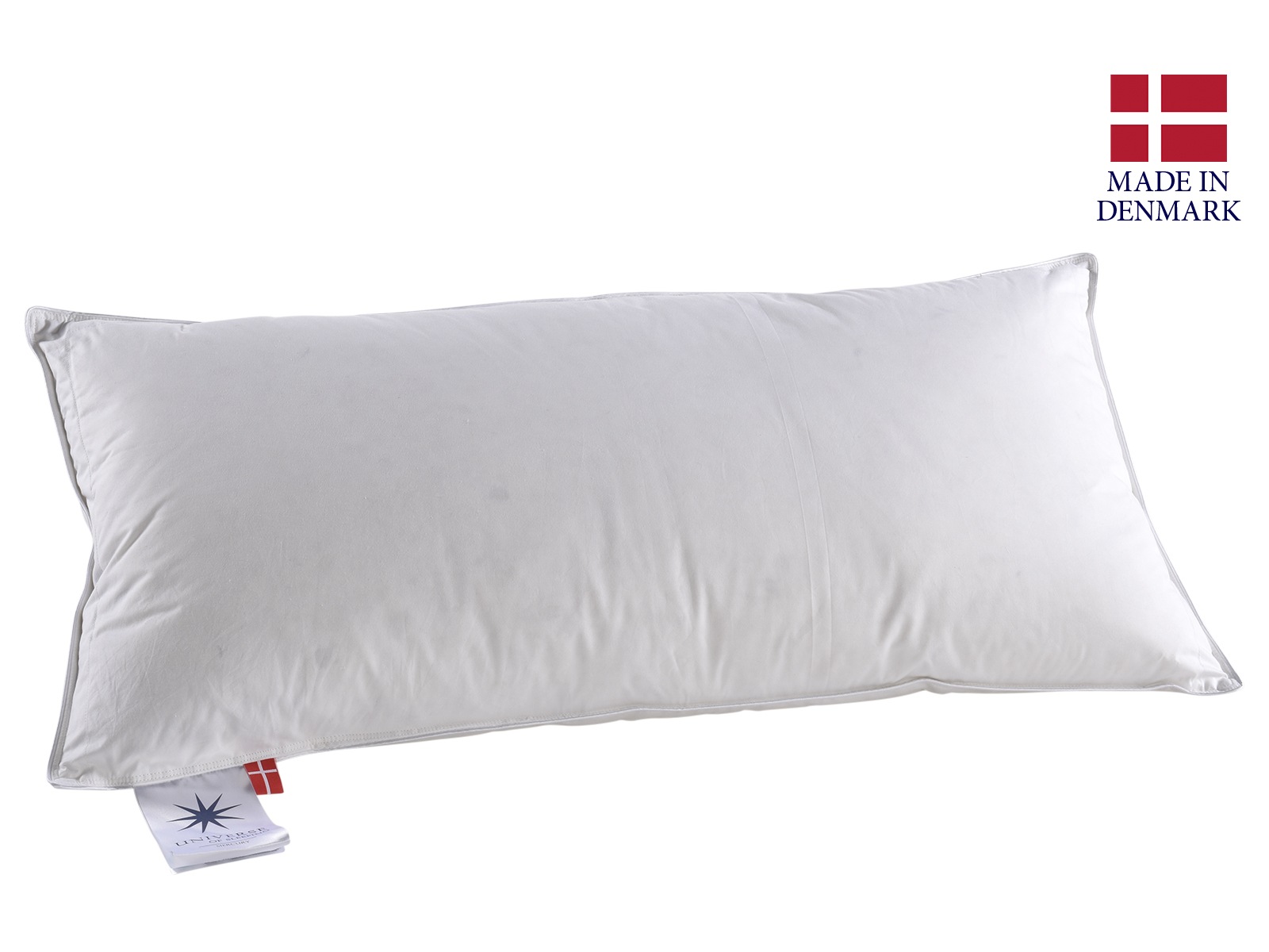 3-Kammer-Kopfkissen, B:40cm L:80cm, weiß, UNIVERSE OF SLEEPING, Bezug: 100% Baumwolle, Kopfkissen, "Mercury 3-Kammer Kopfkissen, 90% Daunenfüllung,